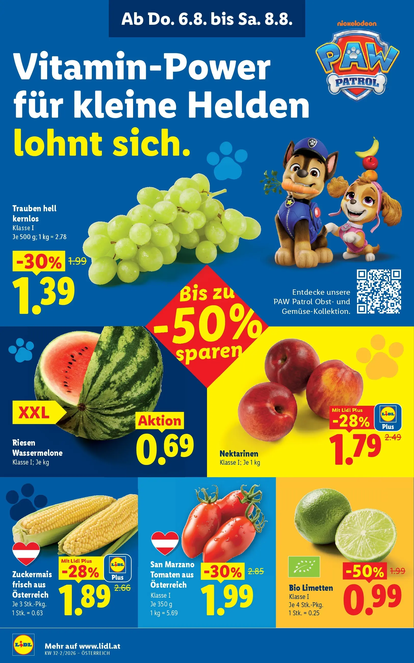 Lidl - Lidl ab 06.08.2026 - Angebote ab donnerstag | Seite: 6 | Produkte: Obst, Wassermelone, Tomaten
