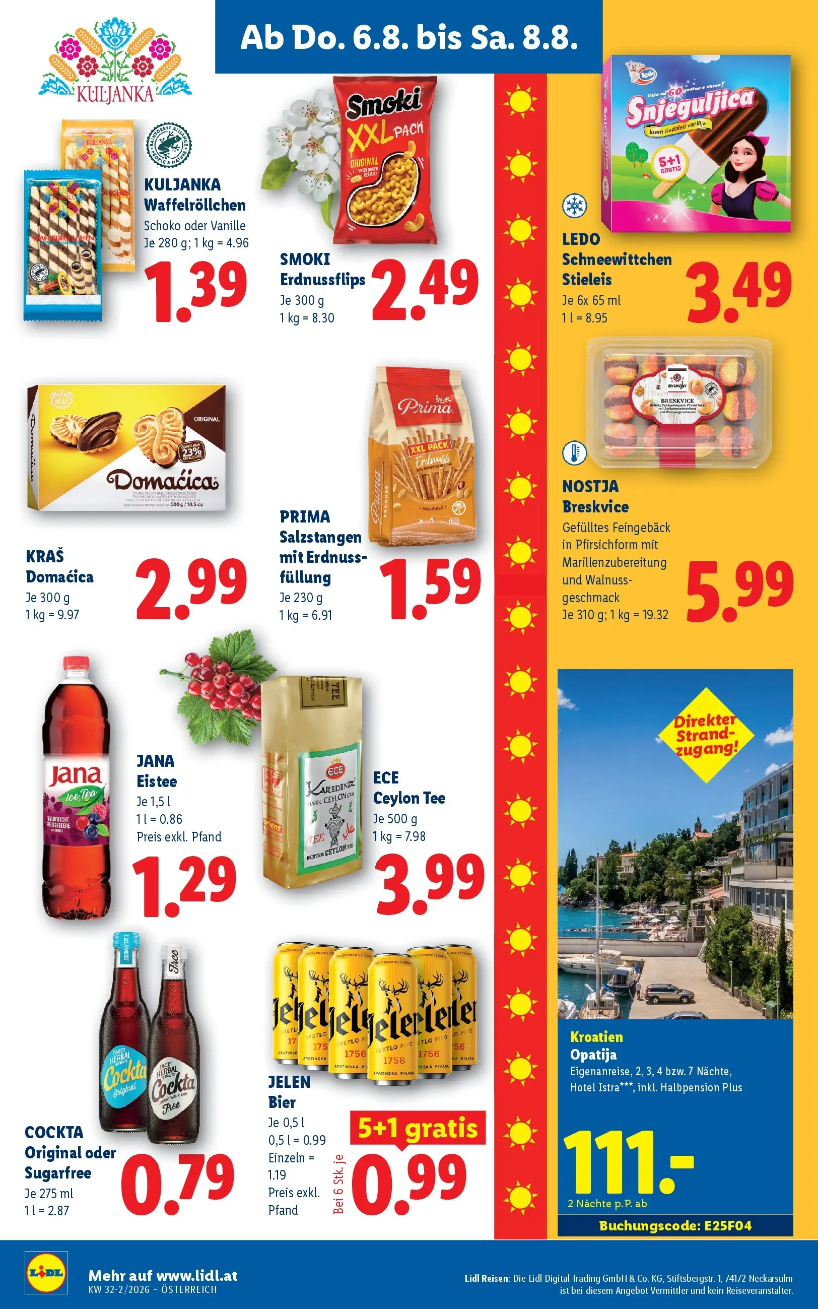 Lidl - Lidl ab 06.08.2026 - Angebote ab donnerstag | Seite: 18 | Produkte: Bier, Tee
