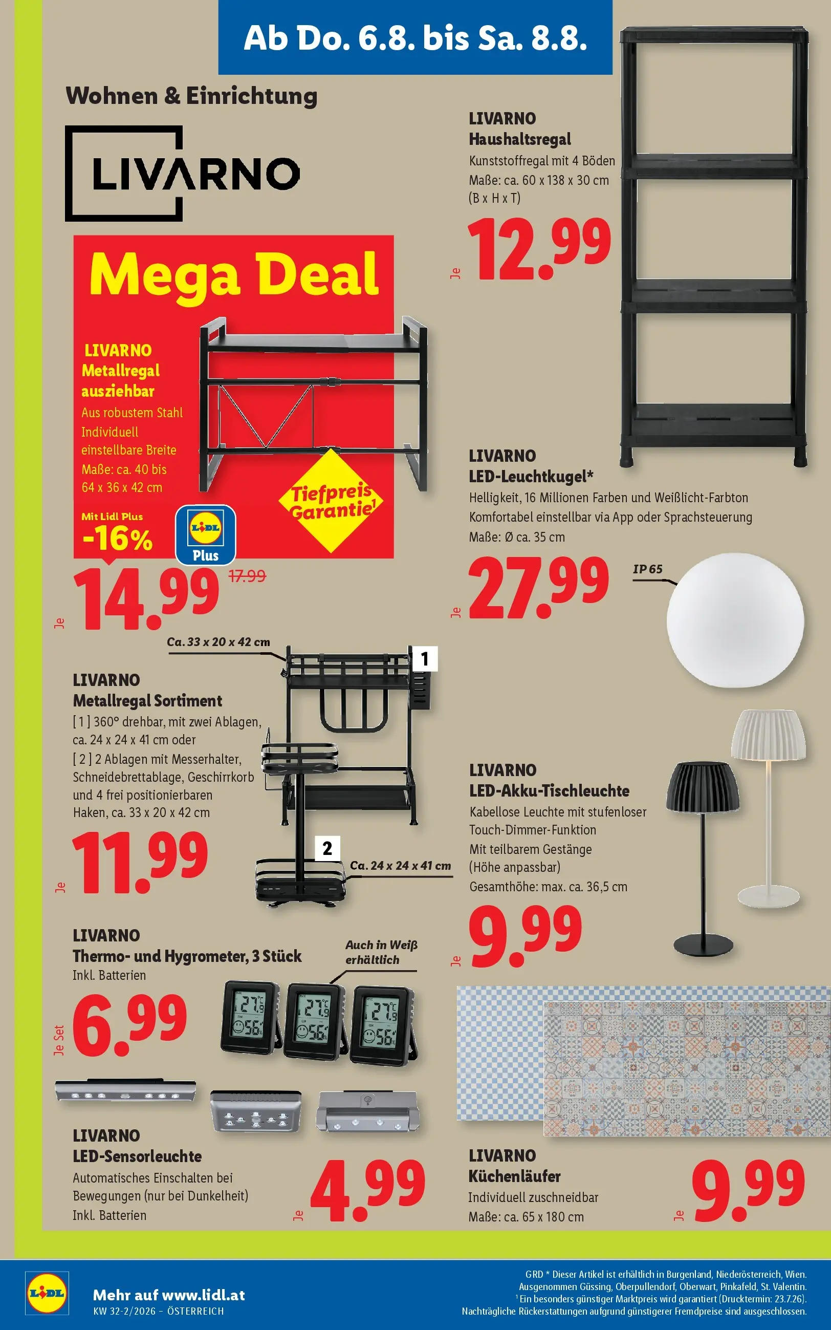 Lidl Flugblatt - Wien, Langenzersdorf, Zwettl ab 06.08.2026 - Angebote ab donnerstag | Seite: 27