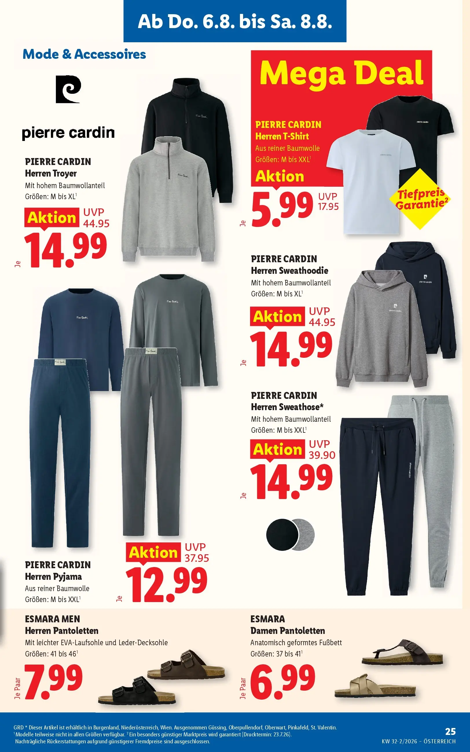 Lidl Flugblatt - Wien, Langenzersdorf, Zwettl ab 06.08.2026 - Angebote ab donnerstag | Seite: 28 | Produkte: Pyjama