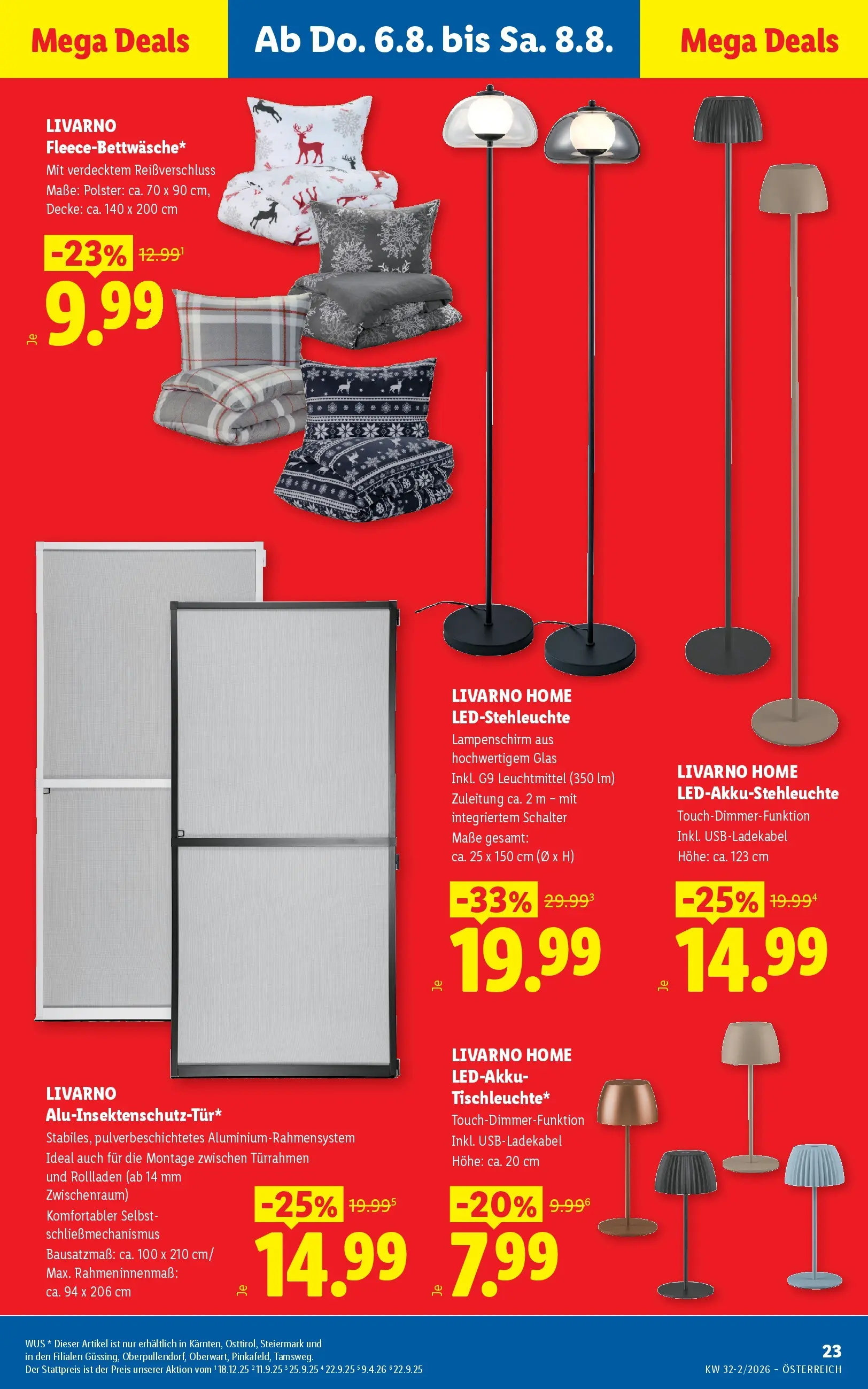 Lidl Flugblatt - Fohnsdorf, Neunkirchen, Graz ab 06.08.2026 - Angebote ab donnerstag | Seite: 26 | Produkte: Decke
