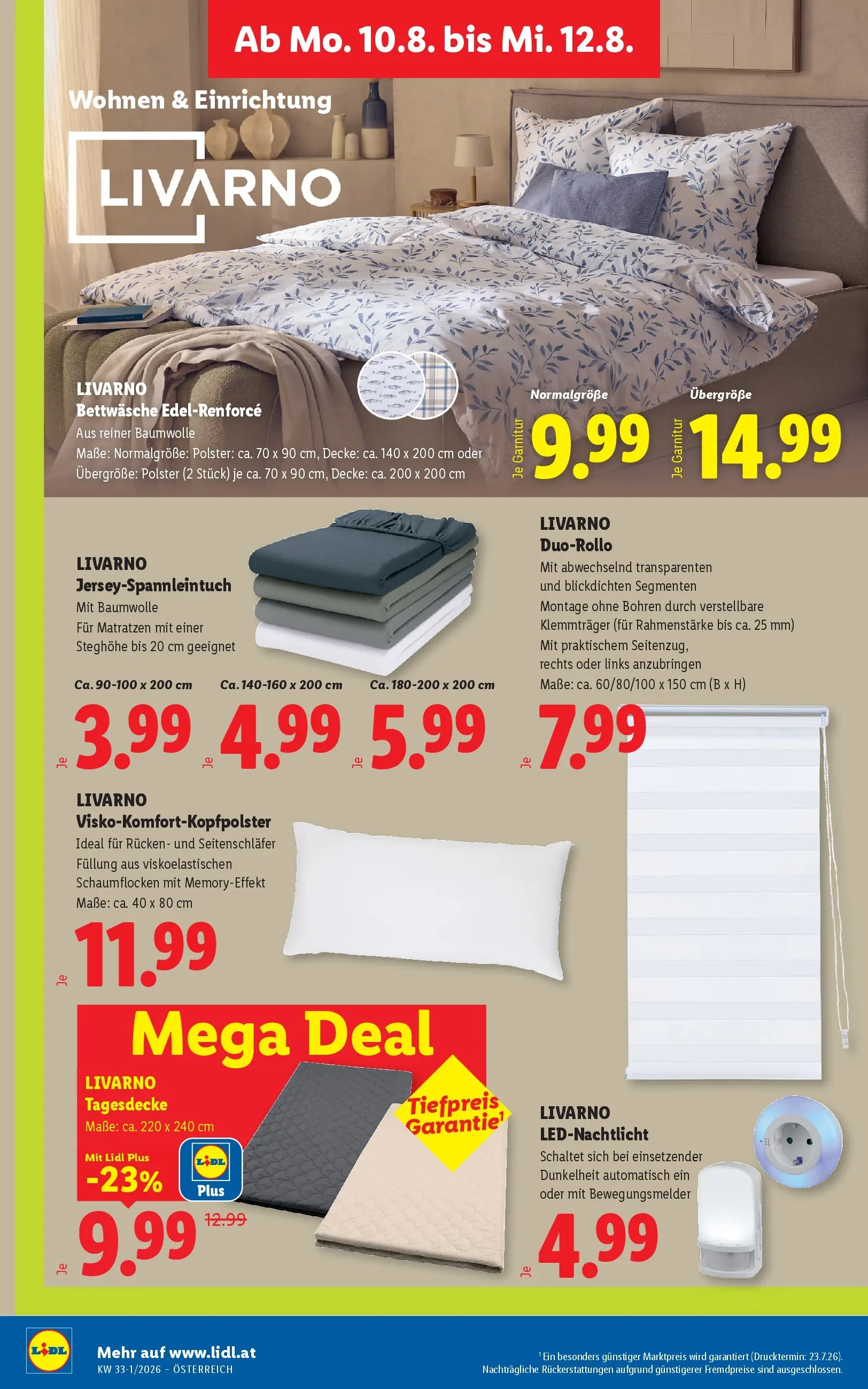 Lidl - Lidl ab 06.08.2026 - Angebote ab donnerstag | Seite: 36 | Produkte: Decke