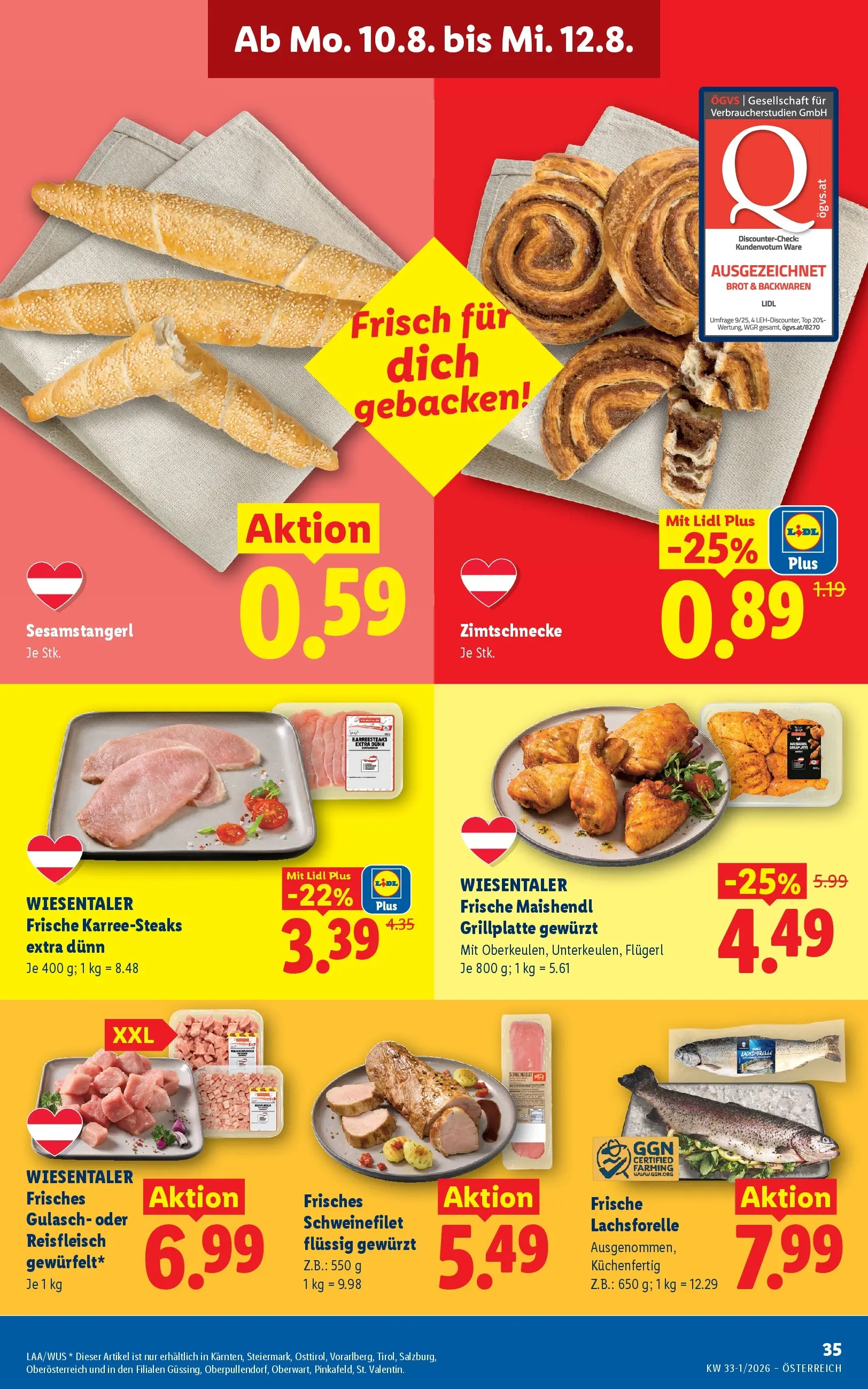 Lidl - Lidl ab 06.08.2026 - Angebote ab donnerstag | Seite: 41 | Produkte: Grill, Brot