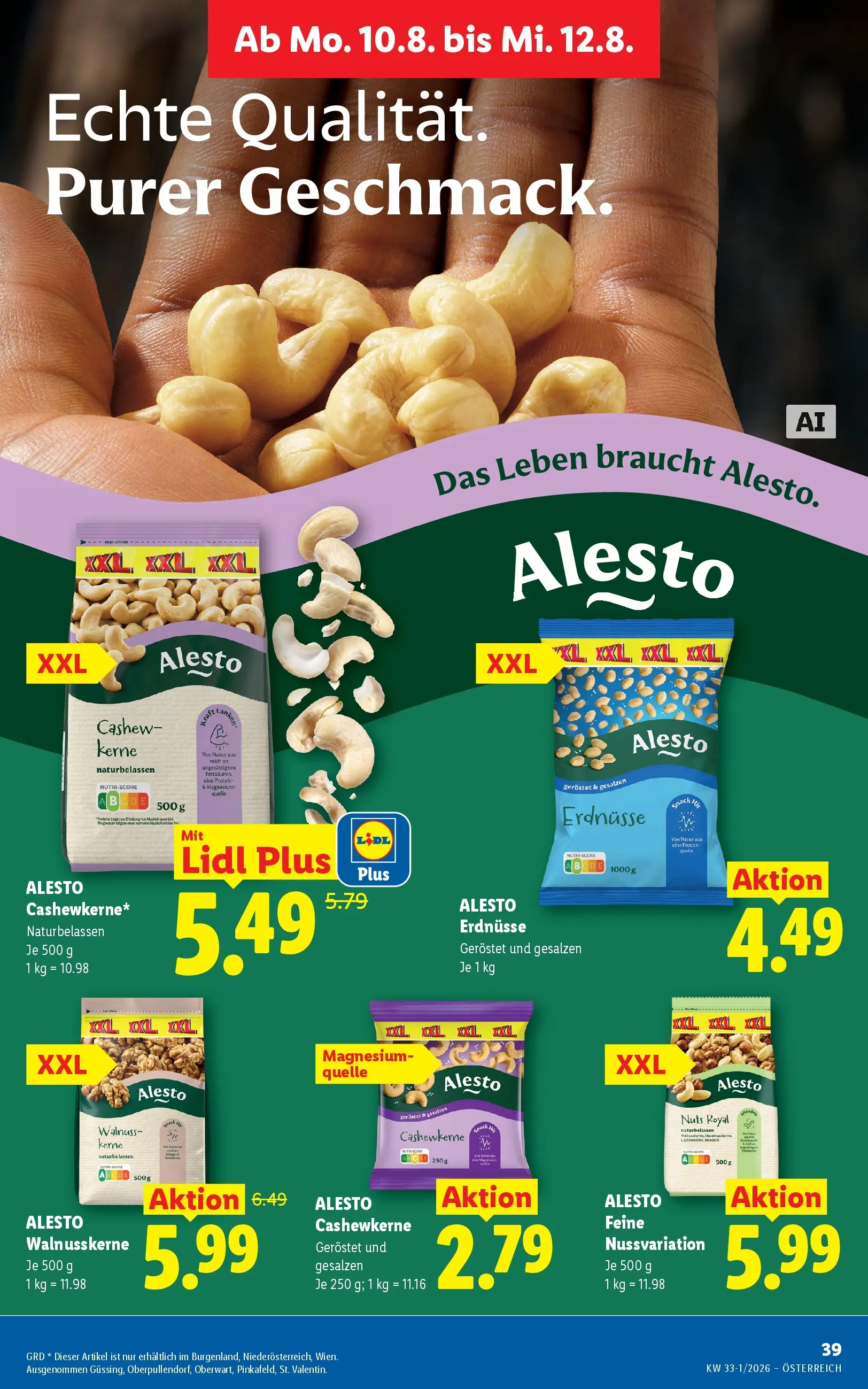 Lidl Flugblatt - Wien, Langenzersdorf, Zwettl ab 06.08.2026 - Angebote ab donnerstag | Seite: 45 | Produkte: Папионка