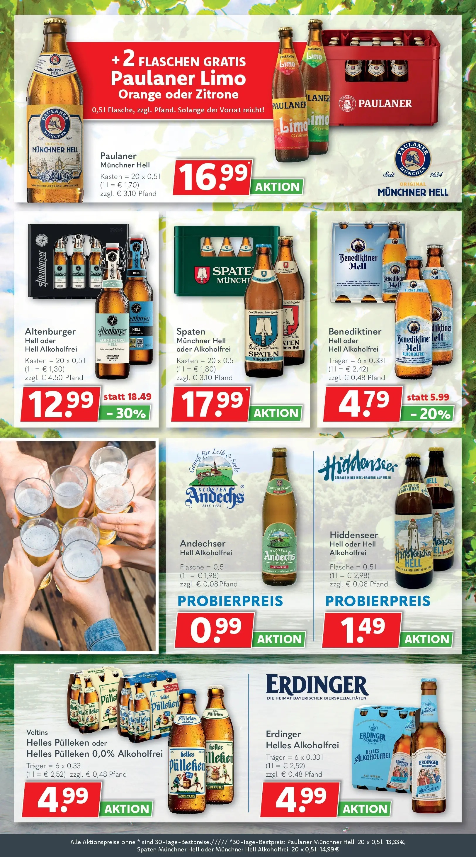 Getränkeland Prospekt Ahrensburg (ab 03.08.2026) zum Blättern | Seite: 5 | Produkte: Erdinger, Zitrone, Paulaner, Veltins