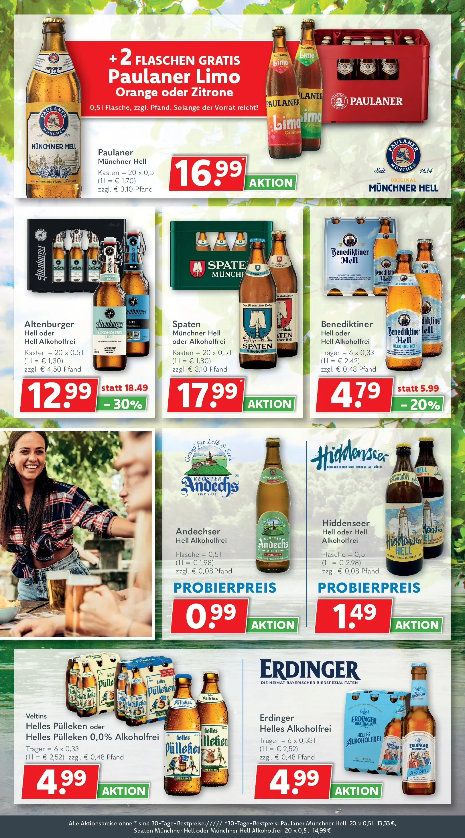 Getränkeland Prospekt Neustrelitz (ab 03.08.2026) zum Blättern | Seite: 5 | Produkte: Erdinger, Burger, Paulaner, Veltins