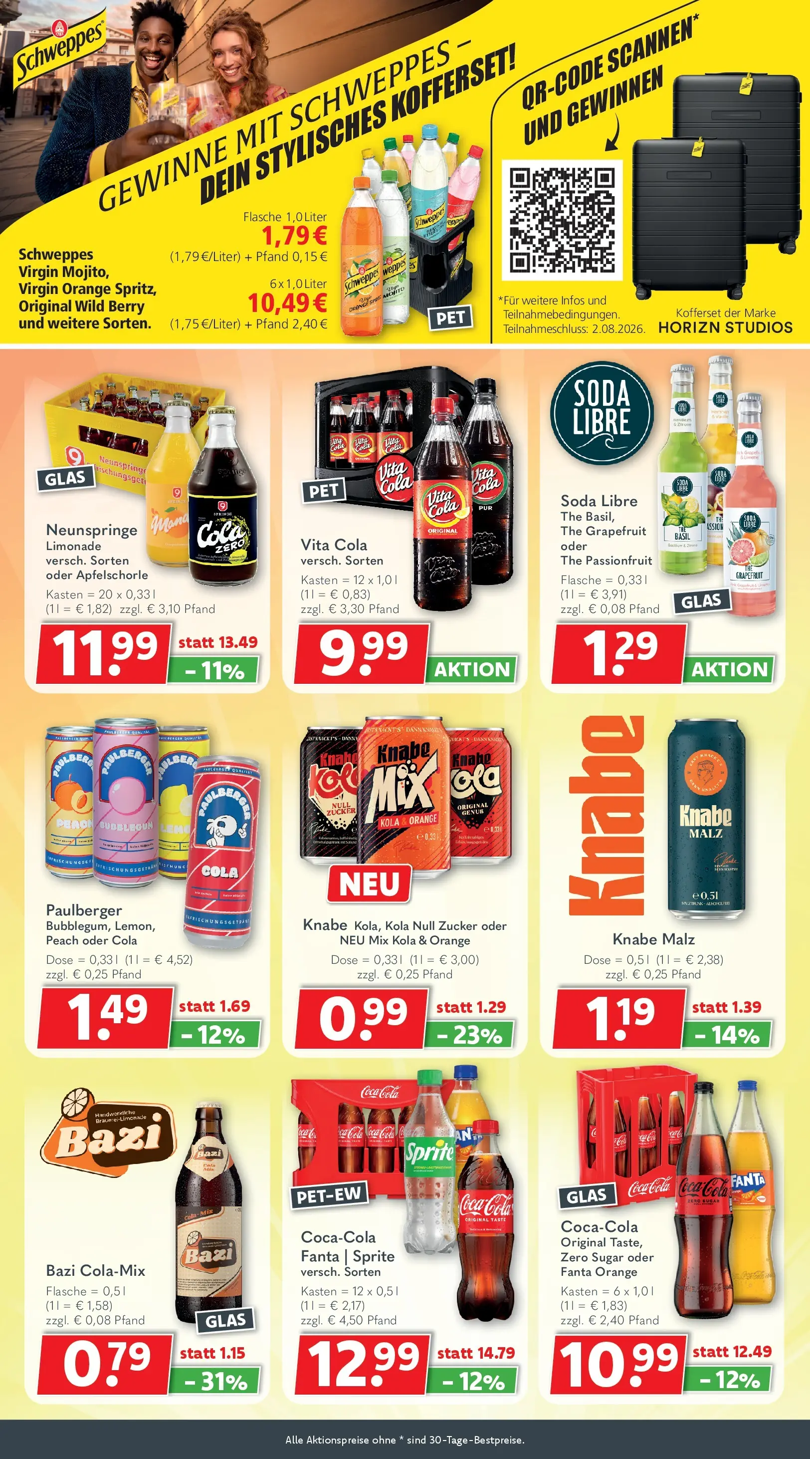 Getränkeland Prospekt Neustrelitz (ab 03.08.2026) zum Blättern | Seite: 7 | Produkte: Coca cola, Fanta, Limonade, Grapefruit