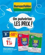 Bureau Vall&eacute;e On pulv&eacute;rise les prix! - du 17.08.2026