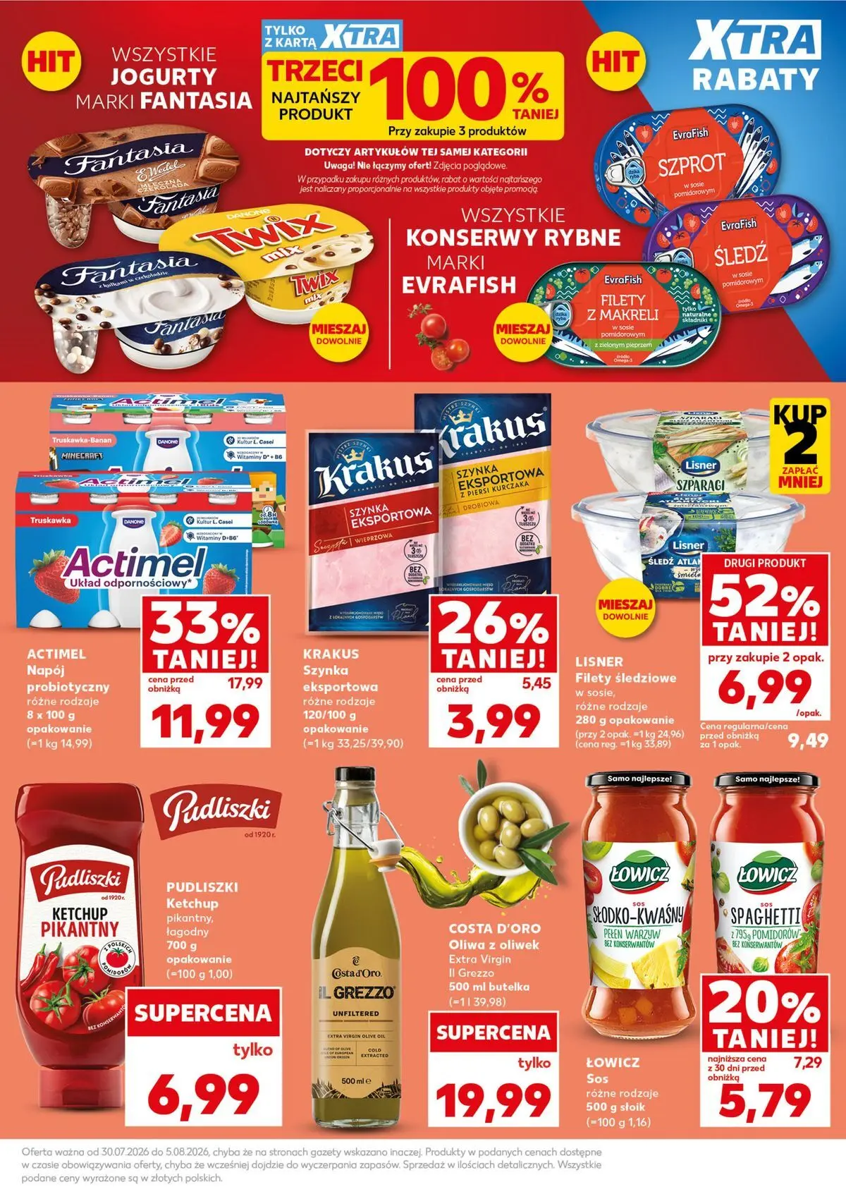 Kaufland - Kaufland Mocny Start ważne do 5.08 od 02.08.2026 - od jutra PDF | Strona: 9 | Produkty: Karta, Śledź, Szparagi, Sos