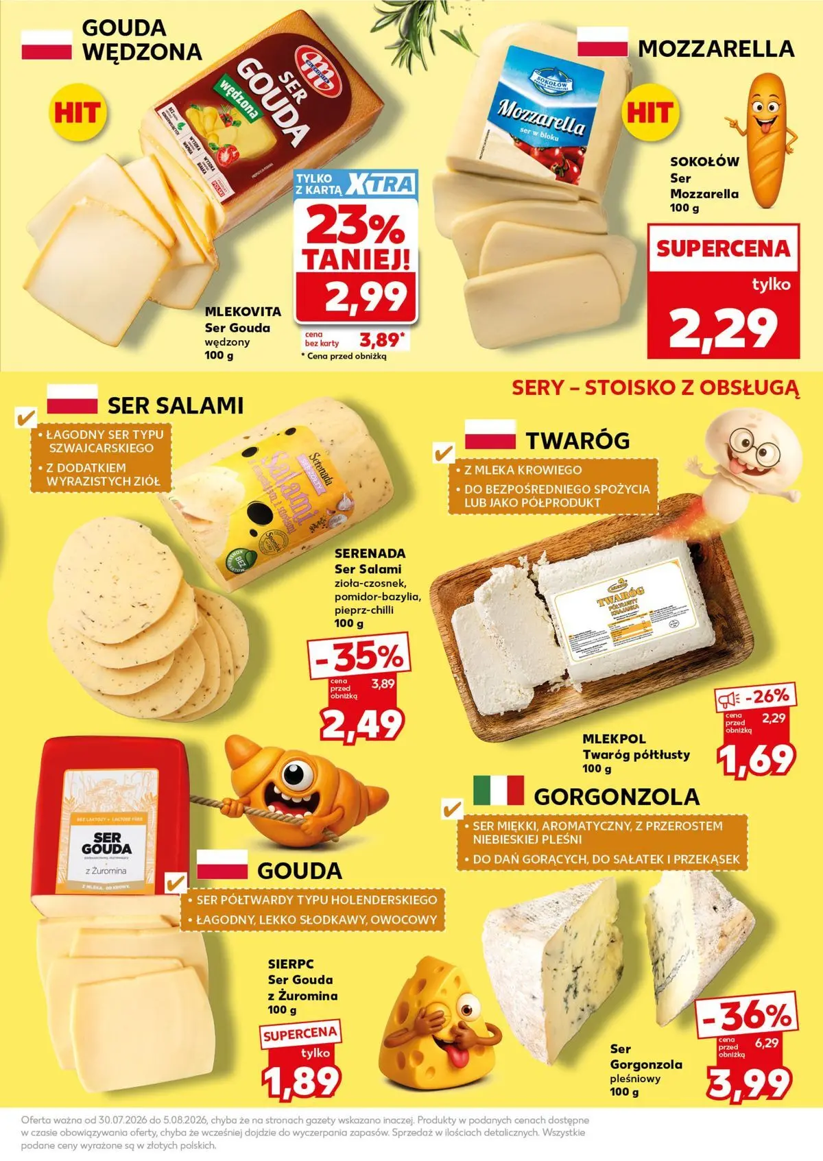 Kaufland - Kaufland Mocny Start ważne do 5.08 od 02.08.2026 - od jutra PDF | Strona: 15 | Produkty: Mleka, Sery, Ser, Twaróg