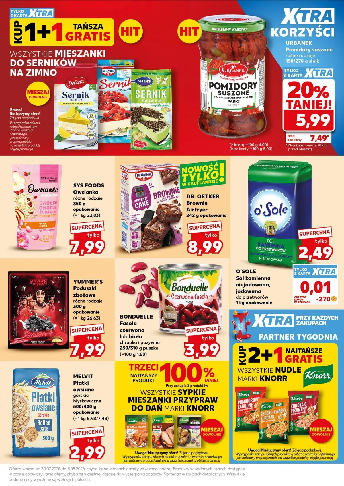 Kaufland - Kaufland Mocny Start ważne do 5.08 od 02.08.2026 - od jutra PDF | Strona: 17 | Produkty: Fasola czerwona, Żurawina, Pomidory, Płatki