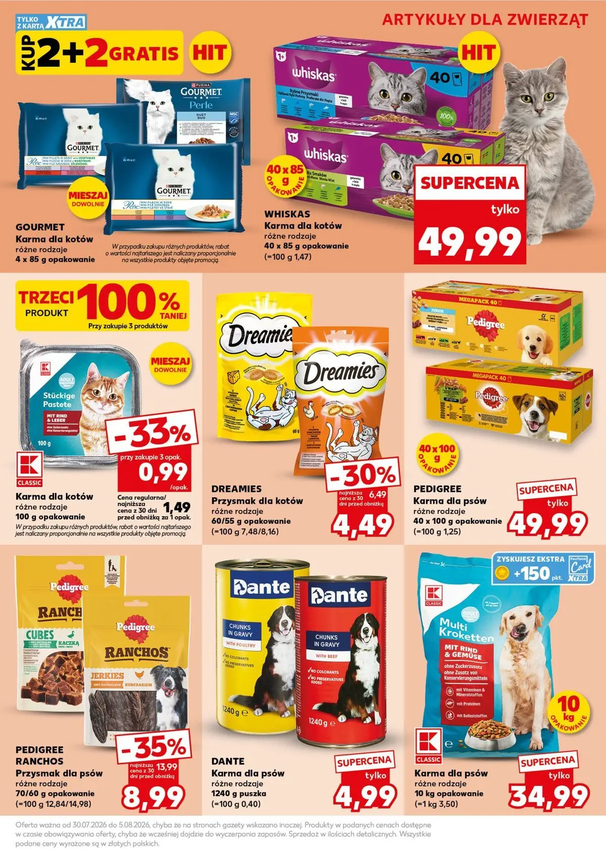 Kaufland - Kaufland Mocny Start ważne do 5.08 od 02.08.2026 - od jutra PDF | Strona: 21 | Produkty: Kaczka, Pedigree, Karma dla kotów, Karma dla psów