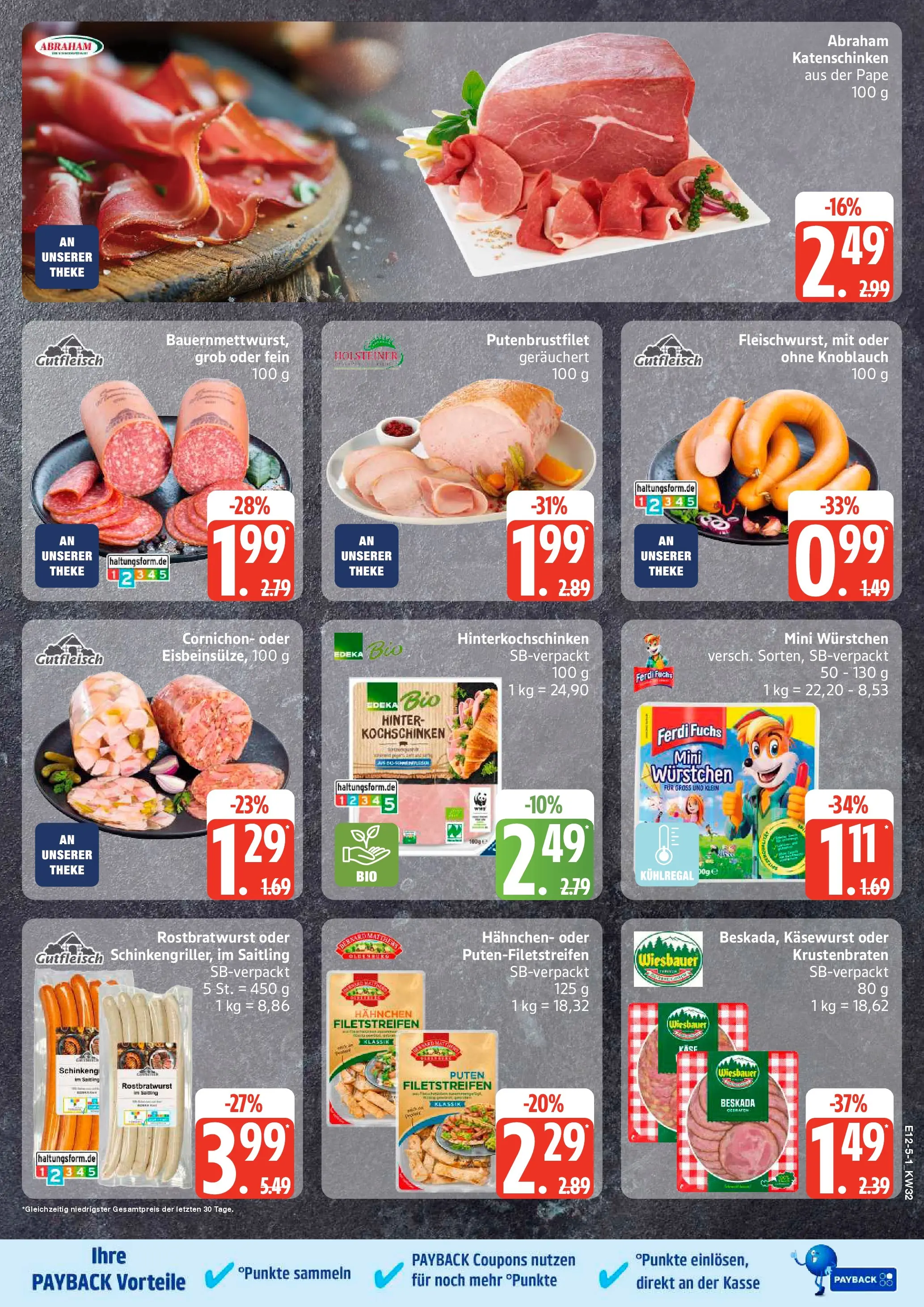 Edeka Prospekt Woldegk (ab 03.08.2026) » Angebote Online | Seite: 5 | Produkte: Hahnchen, Theke, Krustenbraten, Knoblauch