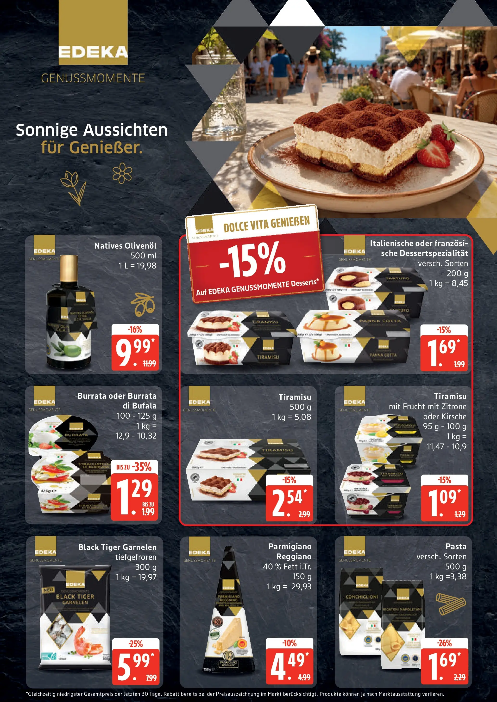 Edeka Prospekt Dobbertin (ab 03.08.2026) » Angebote Online | Seite: 14 | Produkte: Garnelen, Burrata, Pasta, Tiger garnelen