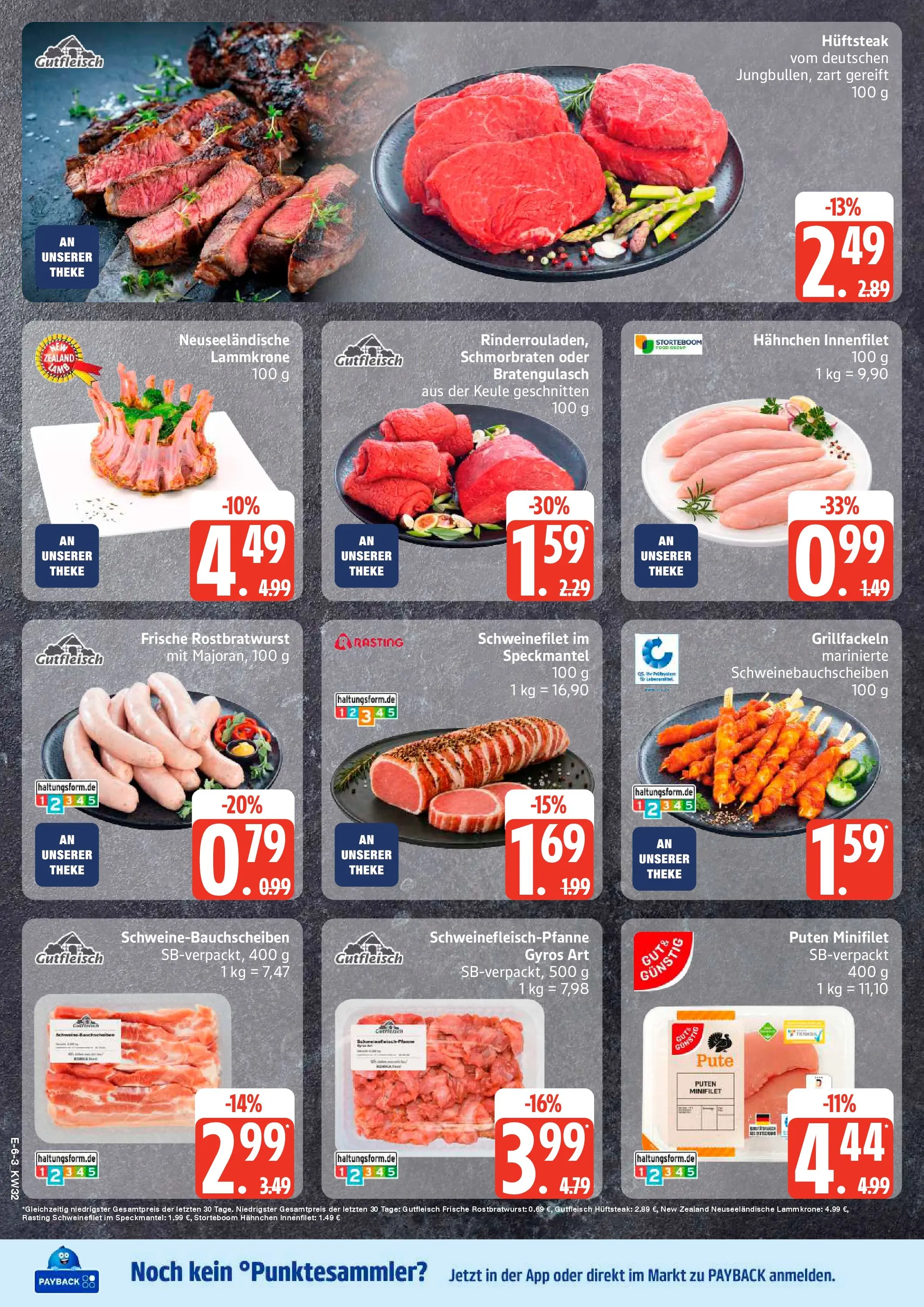 Edeka Prospekt Schwarzenbek (ab 03.08.2026) » Angebote Online | Seite: 7 | Produkte: Pute, Hahnchen, Theke, Gyros