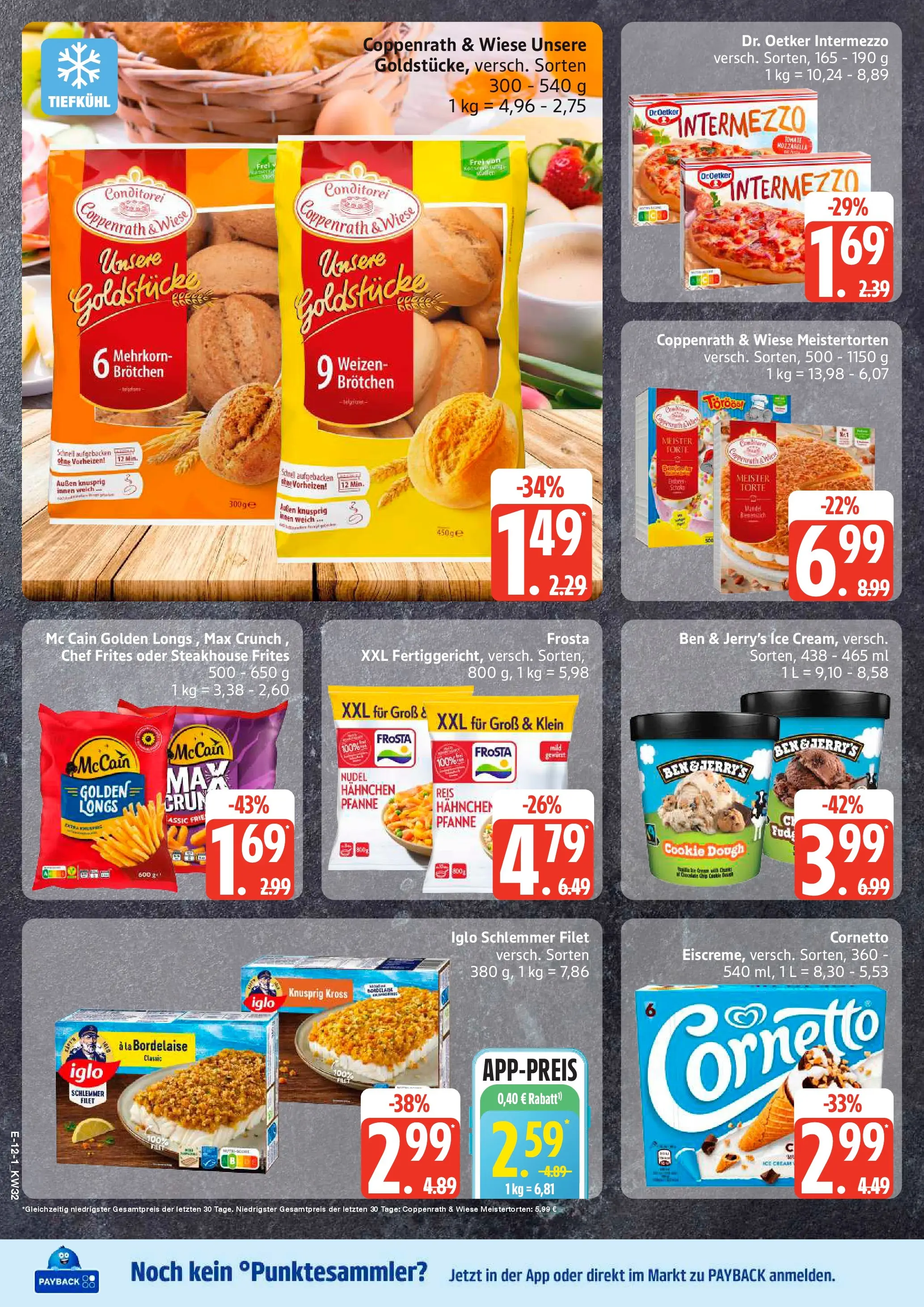 Edeka Prospekt Dobbertin (ab 03.08.2026) » Angebote Online | Seite: 15 | Produkte: Hahnchen, Iglo, Ben & Jerry's, Reis