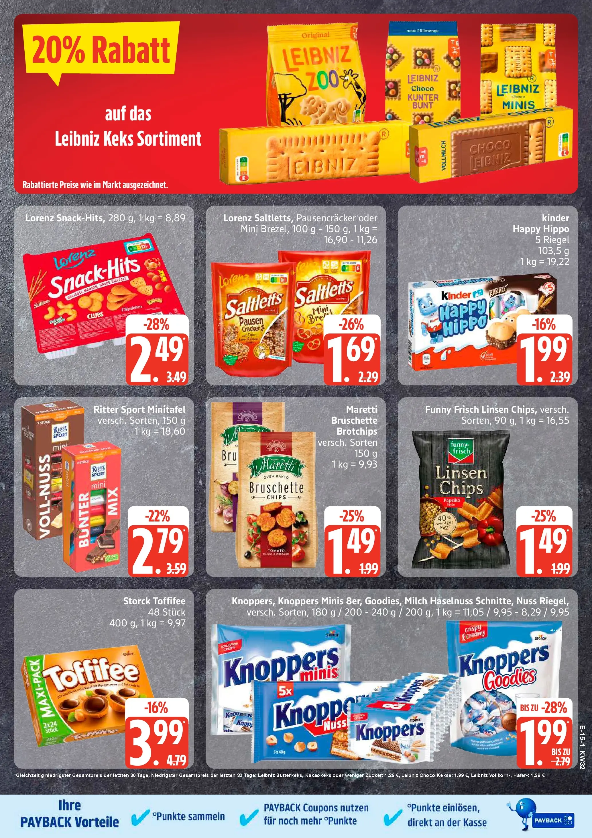 Edeka Prospekt Dobbertin (ab 03.08.2026) » Angebote Online | Seite: 19 | Produkte: Funny frisch, Zucker, Chips, Kekse