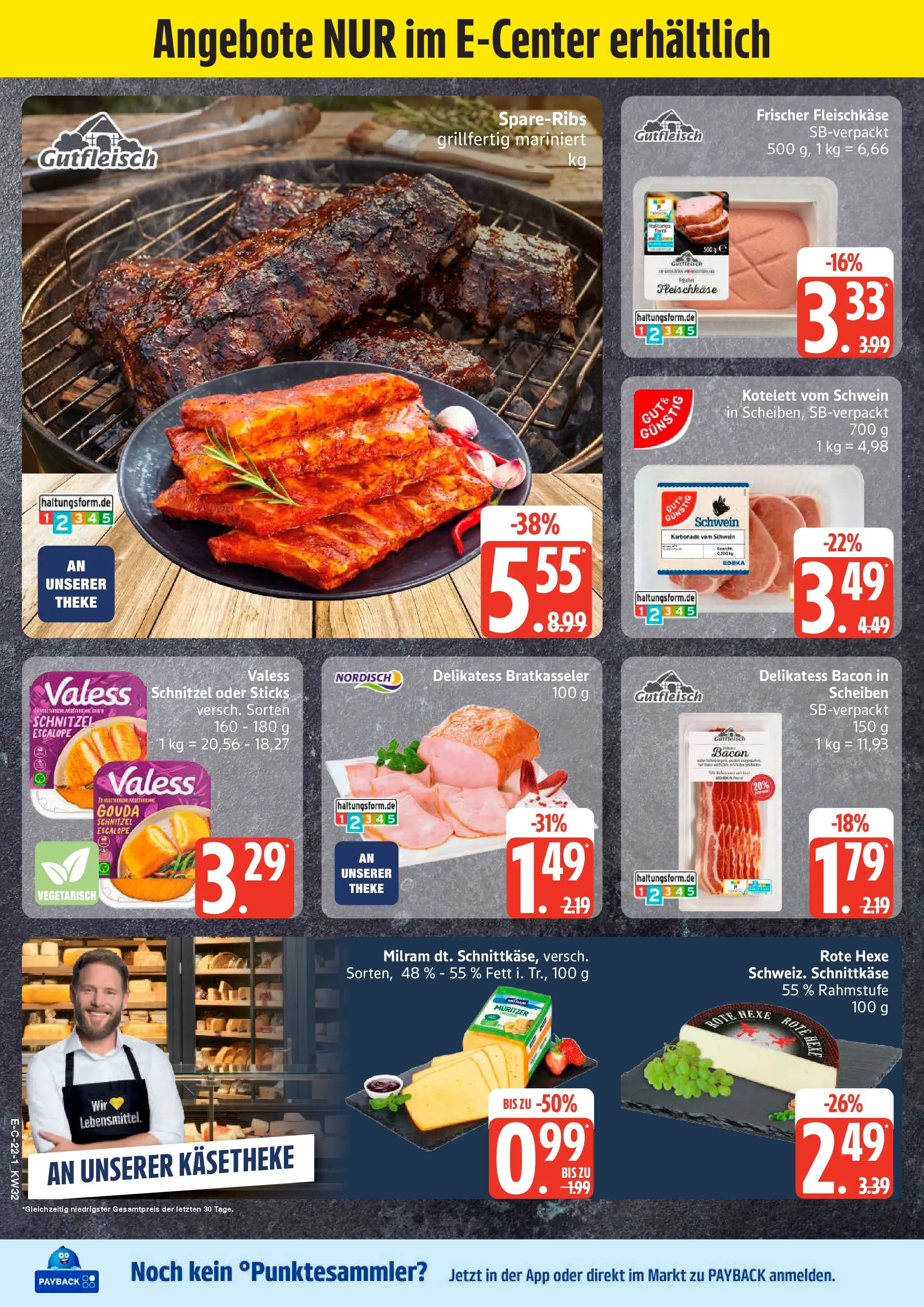 Edeka Prospekt Elmshorn (ab 03.08.2026) » Angebote Online | Seite: 27 | Produkte: Theke, Gouda, Schnitzel, Milram