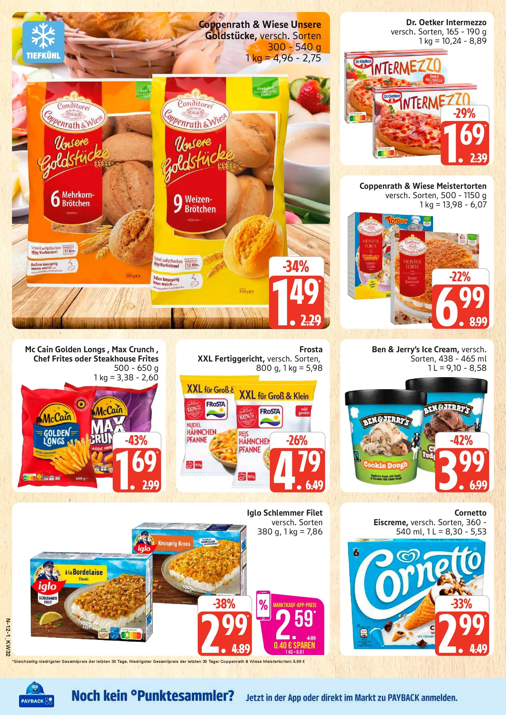 Marktkauf Prospekt Neuenkirchen (ab 03.08.2026) » Angebote online | Seite: 12 | Produkte: Hahnchen, Iglo, Frosta, Reis