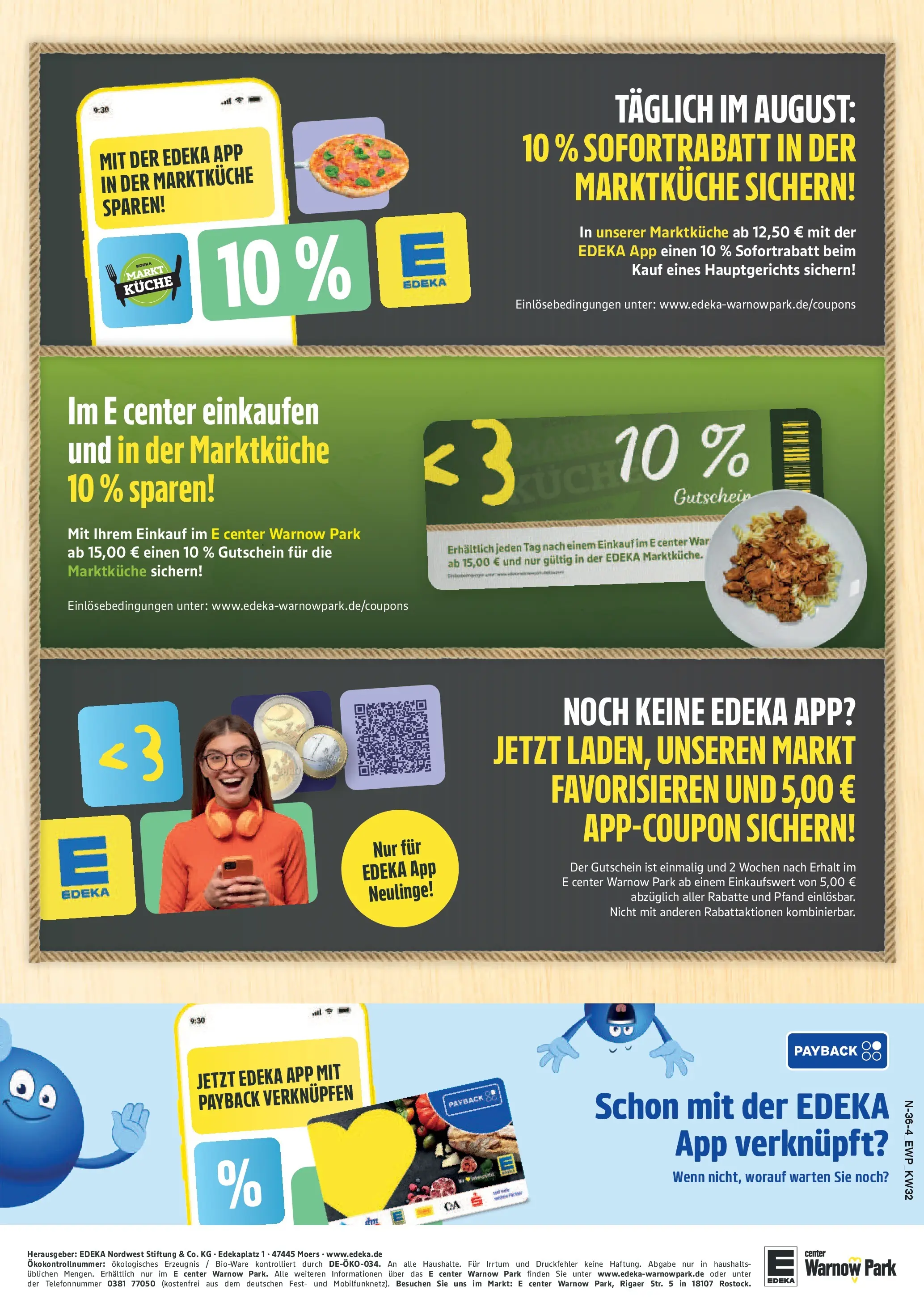Edeka Prospekt Rostock (ab 03.08.2026) » Angebote Online | Seite: 36 | Produkte: Küche