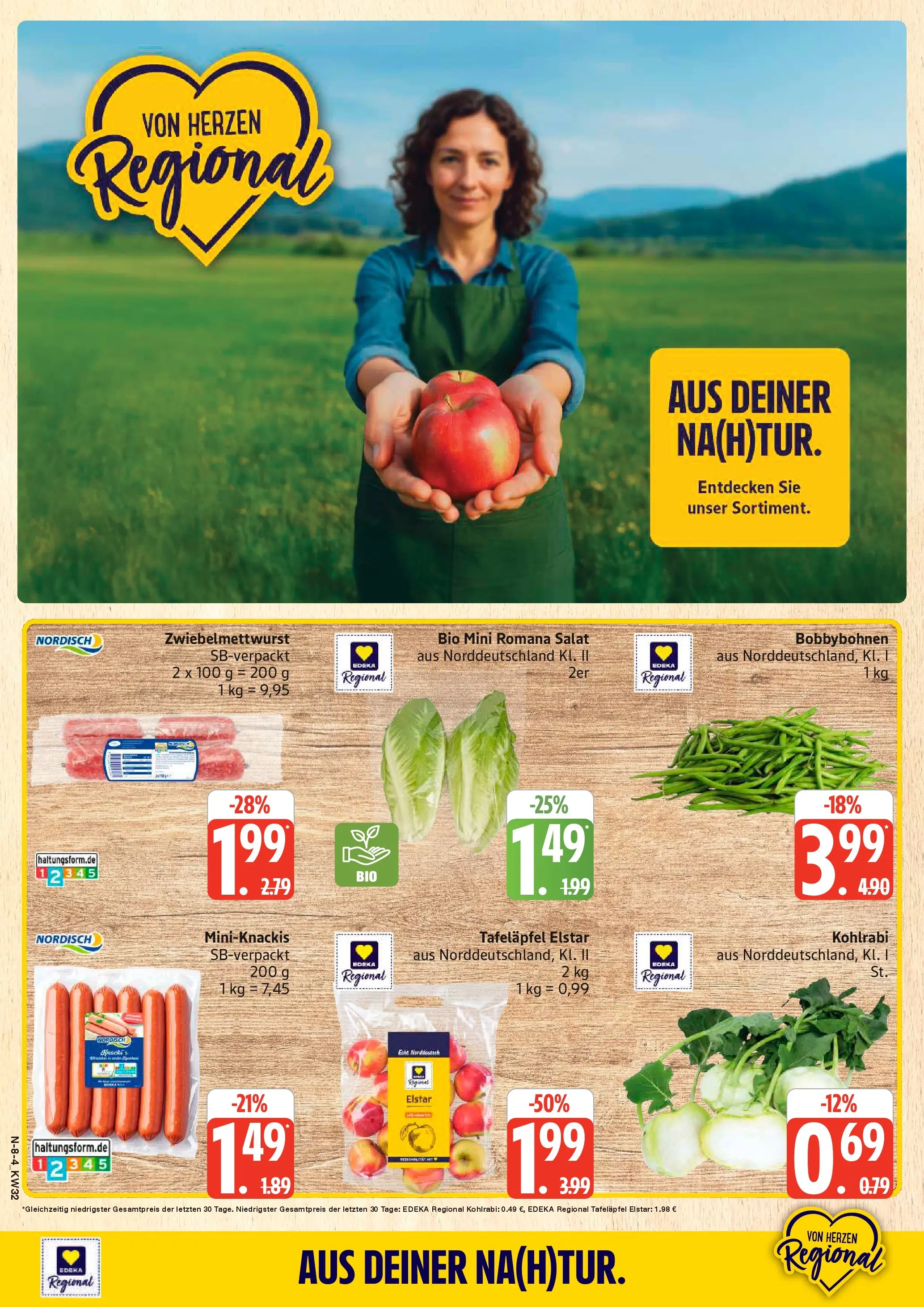 Marktkauf Prospekt Neuenkirchen (ab 03.08.2026) » Angebote online | Seite: 8 | Produkte: Kohlrabi, Salat
