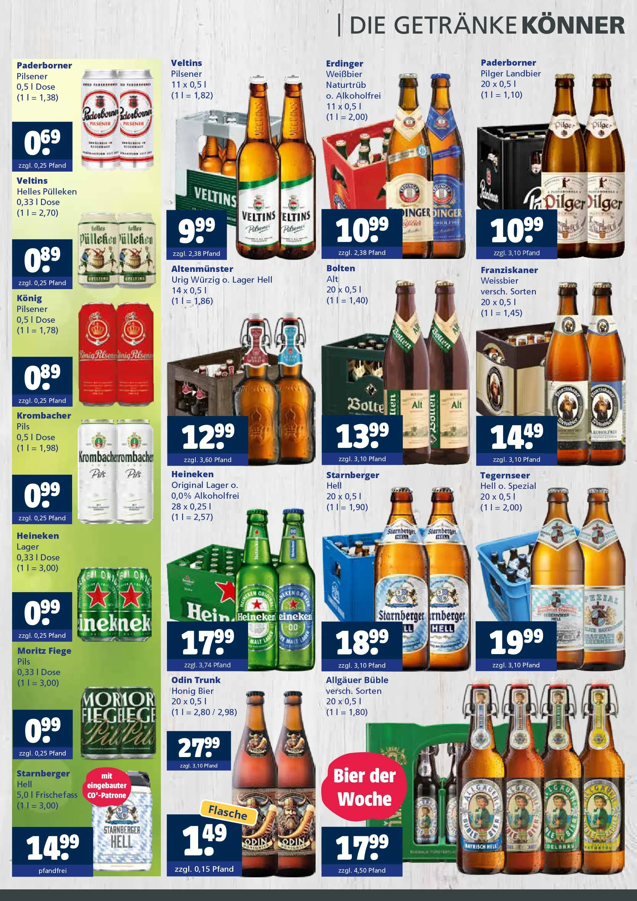 Angebote - Getränkewelt HSE: Getränkeangebote (ab 03.08.2026) zum Blättern | Seite: 2 | Produkte: Helles pulleken, Franziskaner, Bier, Weißbier