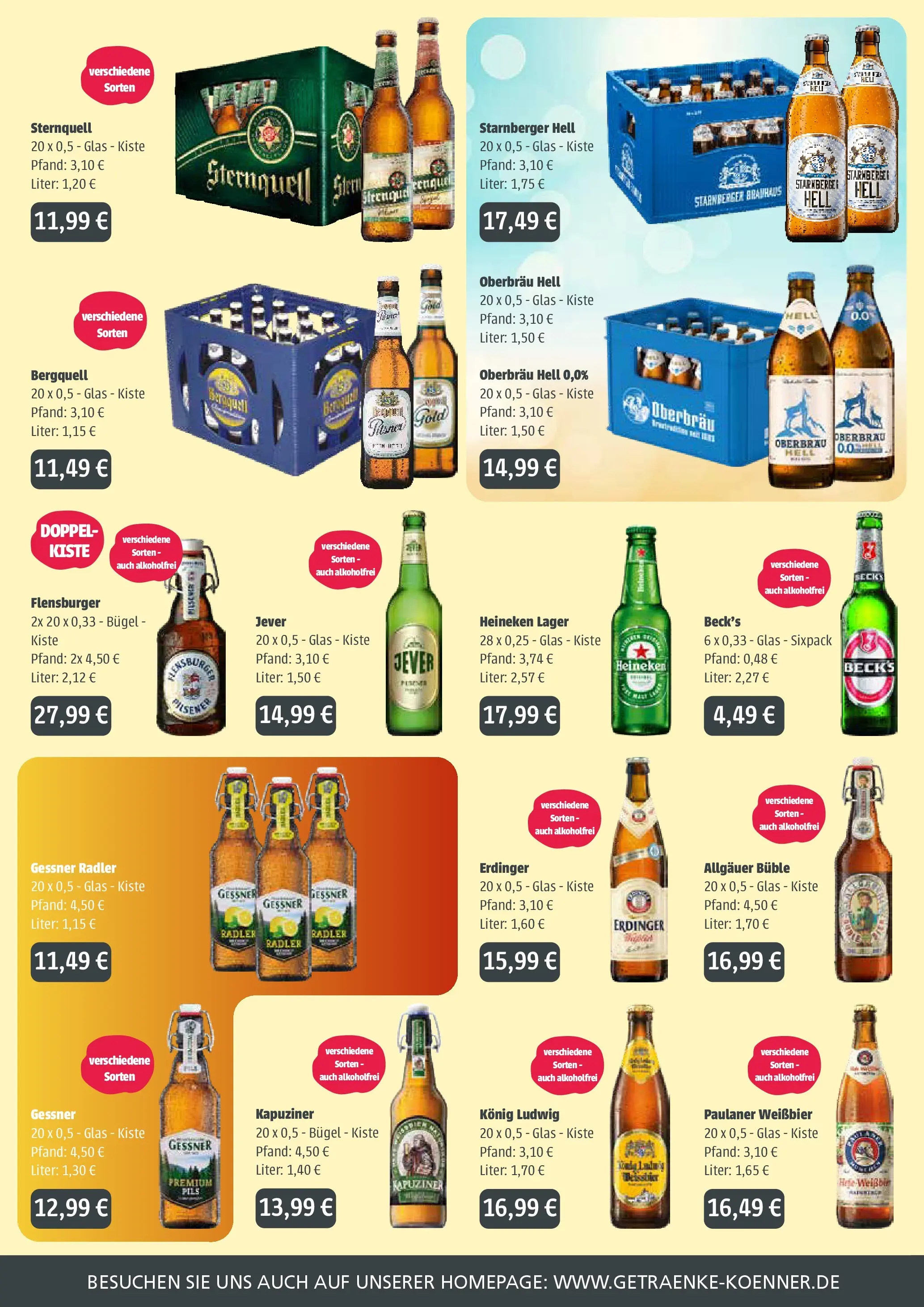 Angebote - GetränkeLand Mayer: Getränkeangebote (ab 03.08.2026) zum Blättern | Seite: 2 | Produkte: Pils, Flensburger, Heineken, Radler