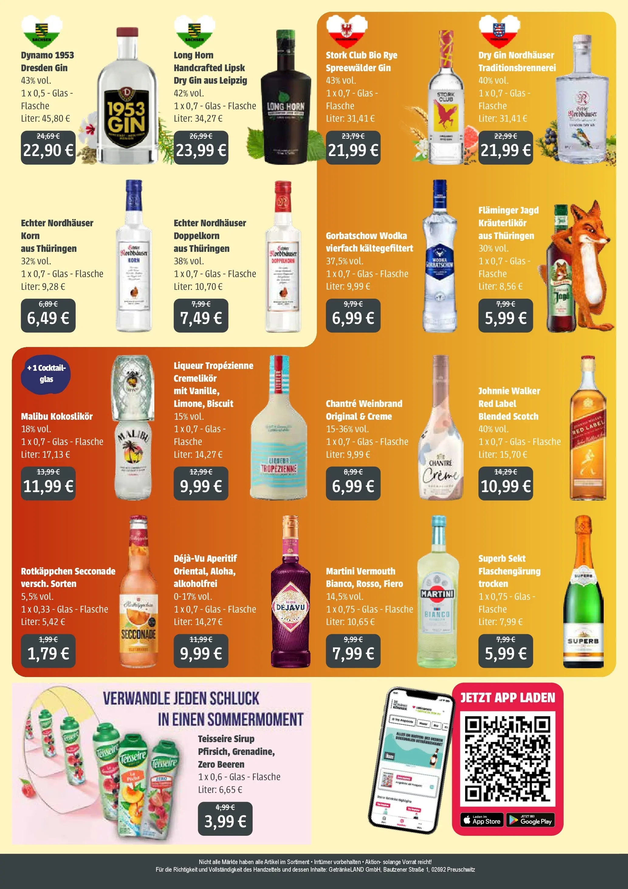 Angebote - GetränkeLand Mayer: Getränkeangebote (ab 03.08.2026) zum Blättern | Seite: 4 | Produkte: Martini, Rotkäppchen, Gin, Johnnie walker