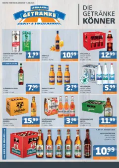 Angebote - Getränke Lehmann: Getränkeangebote ab 03.08.2026 gültig | Seite: 3 | Produkte: Zucker, Fassbrause, Tee, Volvic