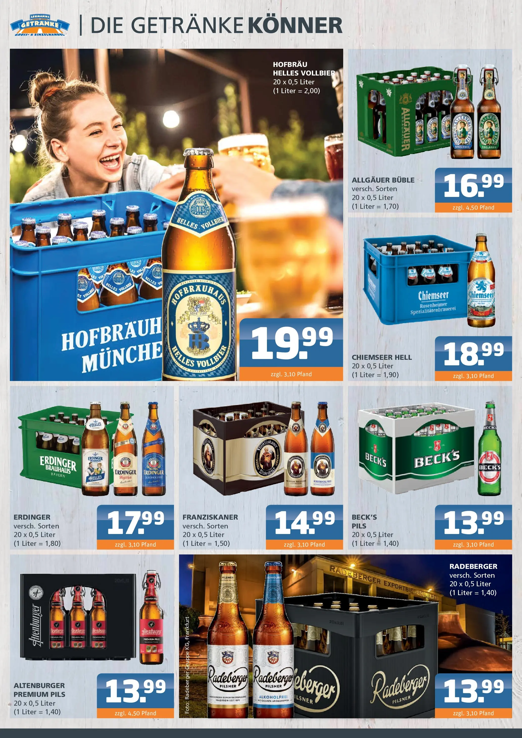 Angebote - Getränke Lehmann: Getränkeangebote (ab 03.08.2026) zum Blättern | Seite: 2 | Produkte: Franziskaner, Erdinger, Pils