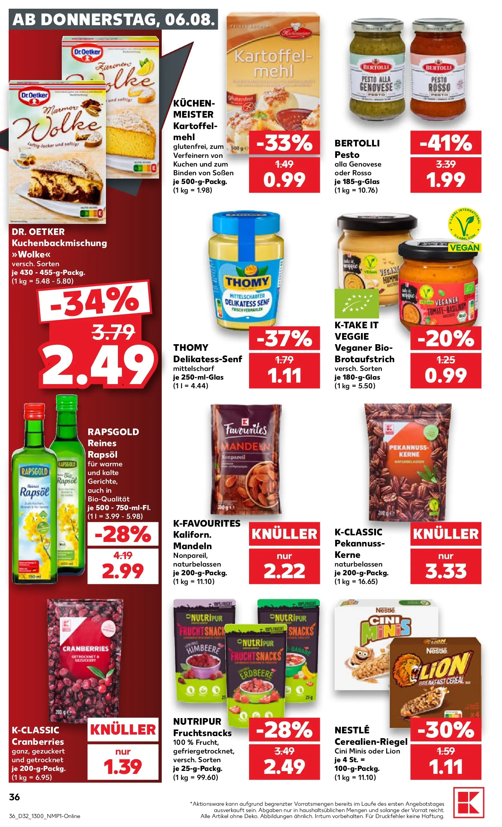 Prospekt Kaufland ab 03.08.2026 ยป Angebote und Werbung Online | Seite: 45 | Produkte: Mehl, Rapsรถl, Tee, Kuchen Prospekt Kaufland ab 03.08.2026 ยป Angebote Online zum Blรคttern | Seite: 45 | Produkte: Mehl, Rapsรถl, Tee, Kuchen