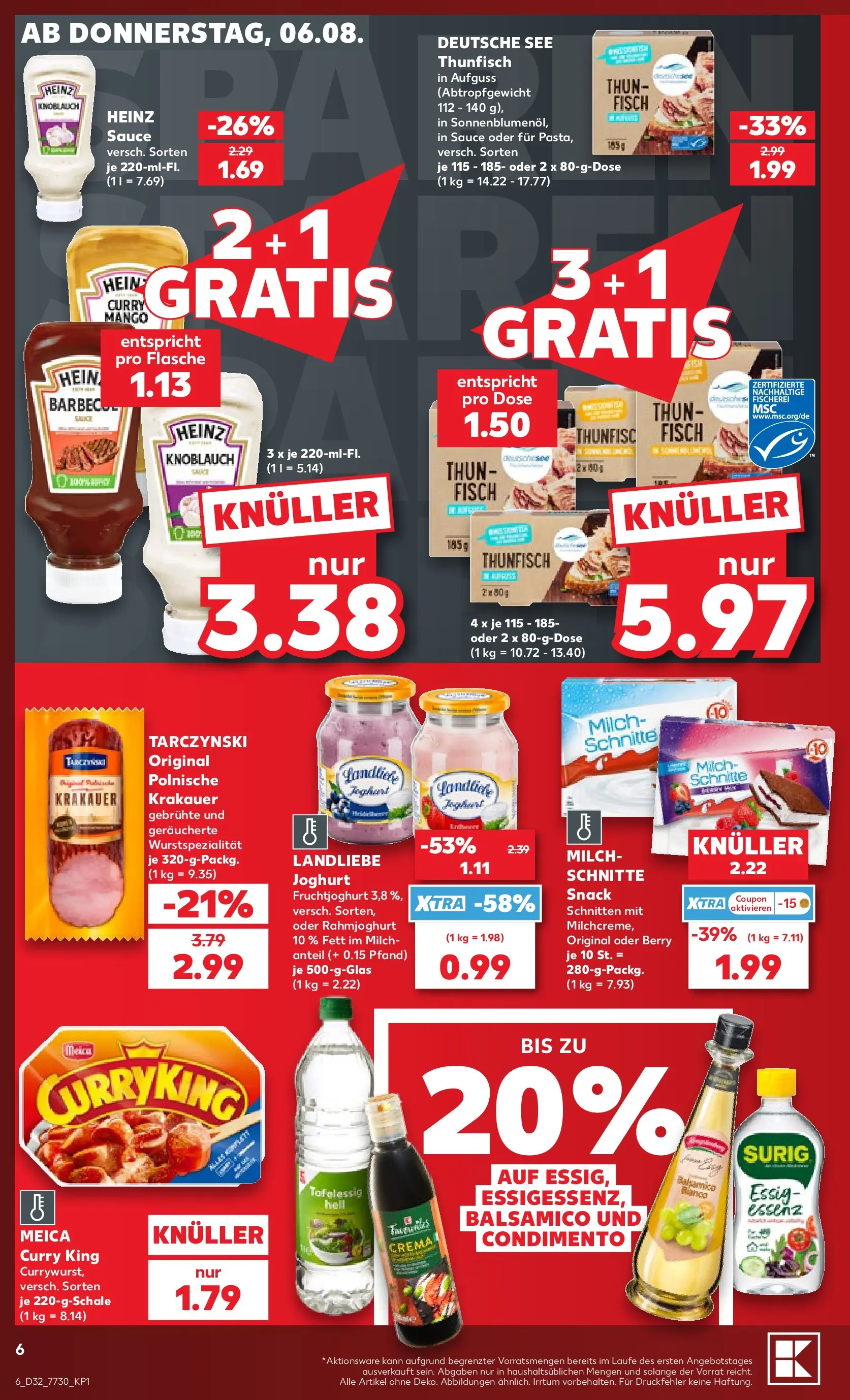 Prospekt Kaufland ab 03.08.2026 ยป Angebote und Werbung Online | Seite: 15 | Produkte: Milch, Joghurt, Essig, Fruchtjoghurt Prospekt Kaufland ab 03.08.2026 ยป Angebote Online zum Blรคttern | Seite: 15 | Produkte: Milch, Joghurt, Essig, Fruchtjoghurt