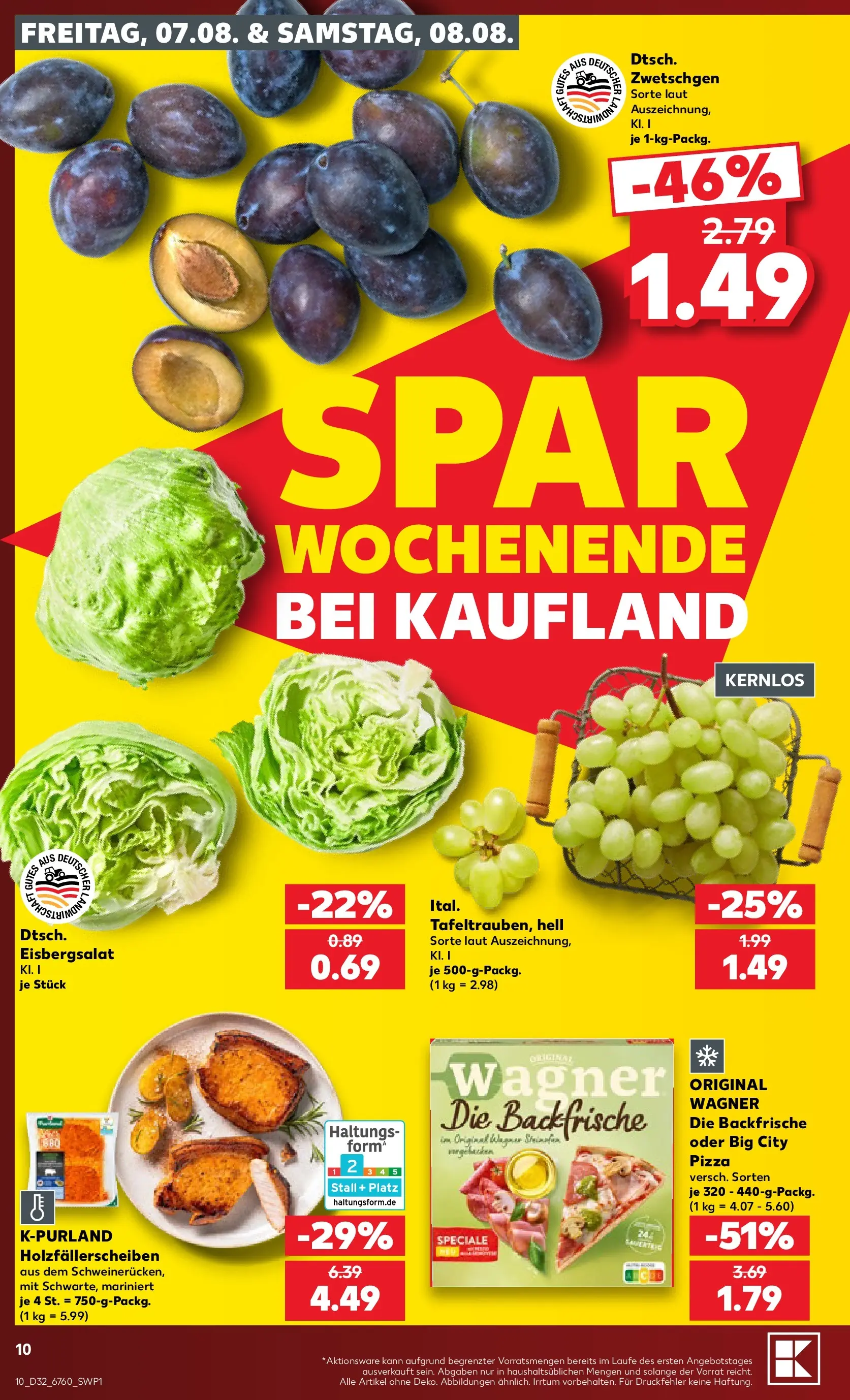 Prospekt Kaufland ab 03.08.2026 ยป Angebote und Werbung Online | Seite: 19 | Produkte: Zwetschgen, Eisbergsalat, Pizza Prospekt Kaufland ab 03.08.2026 ยป Angebote Online zum Blรคttern | Seite: 19 | Produkte: Zwetschgen, Eisbergsalat, Pizza