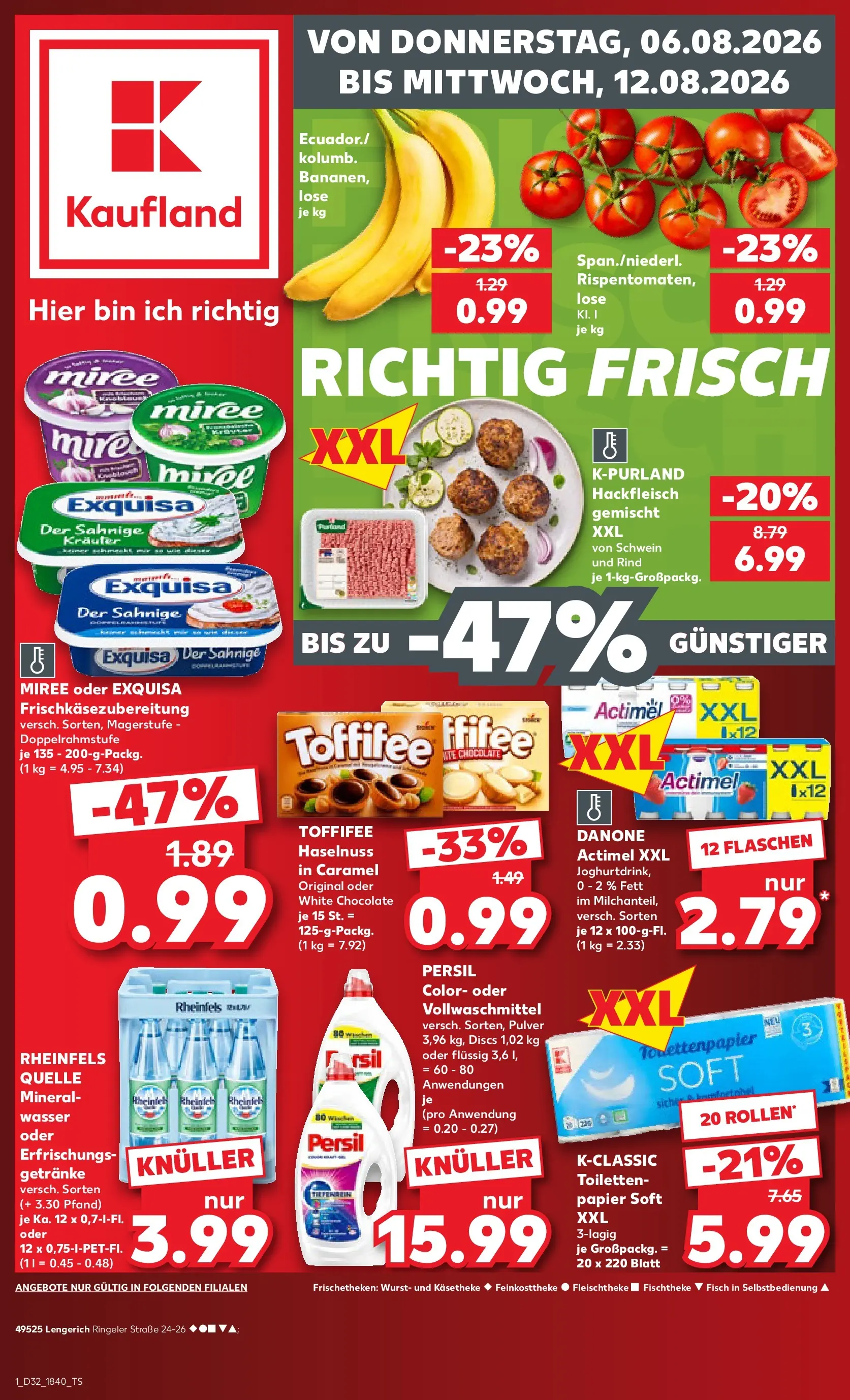 Prospekt Kaufland ab 03.08.2026 ยป Angebote und Werbung Online | Seite: 10 | Produkte: Actimel, Fisch, Wurst, Toffifee Prospekt Kaufland ab 03.08.2026 ยป Angebote Online zum Blรคttern | Seite: 10 | Produkte: Actimel, Fisch, Wurst, Toffifee