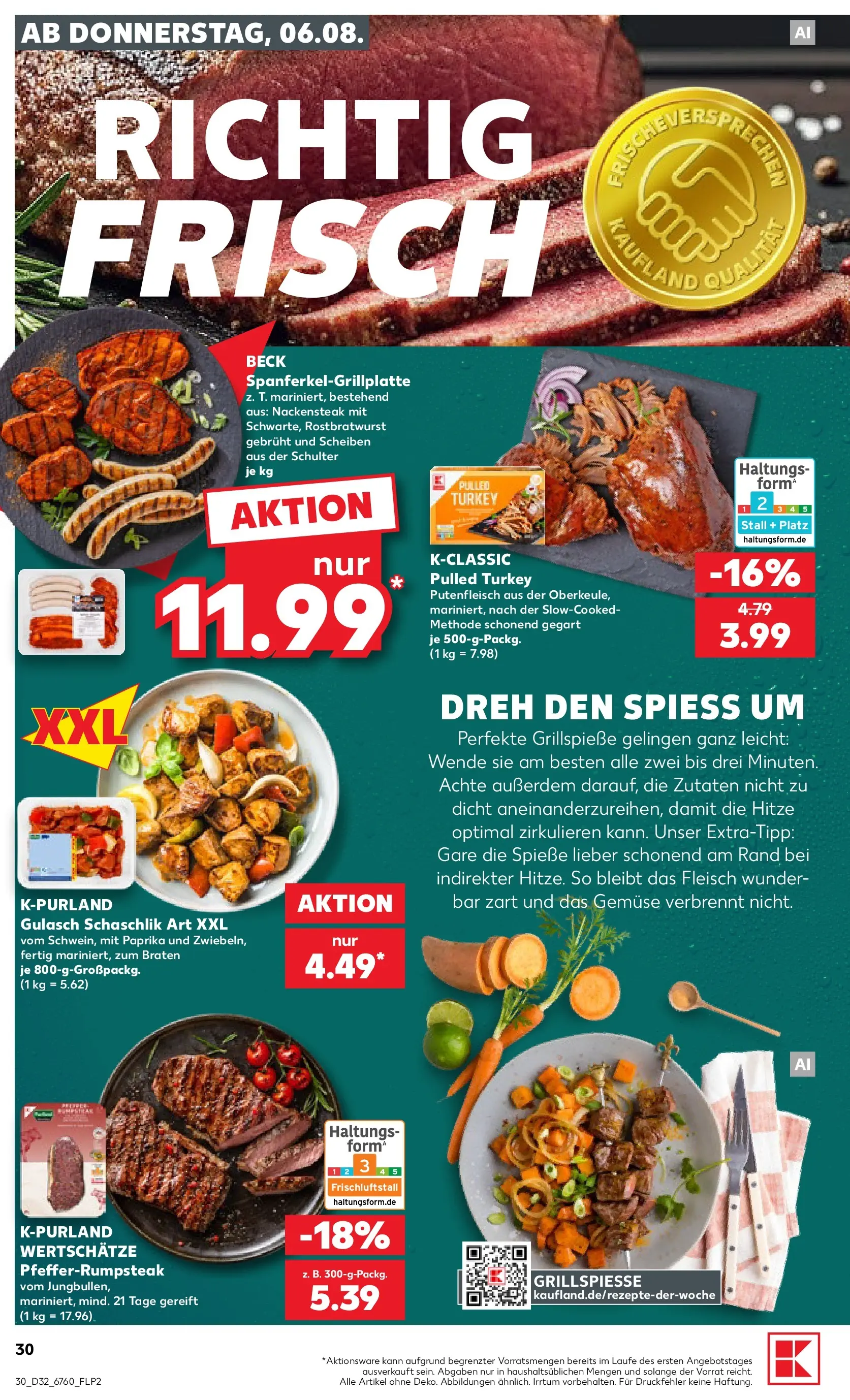 Prospekt Kaufland ab 03.08.2026 ยป Angebote und Werbung Online | Seite: 39 | Produkte: Spieรe, Paprika, Gulasch, Fleisch Prospekt Kaufland ab 03.08.2026 ยป Angebote Online zum Blรคttern | Seite: 39 | Produkte: Spieรe, Paprika, Gulasch, Fleisch