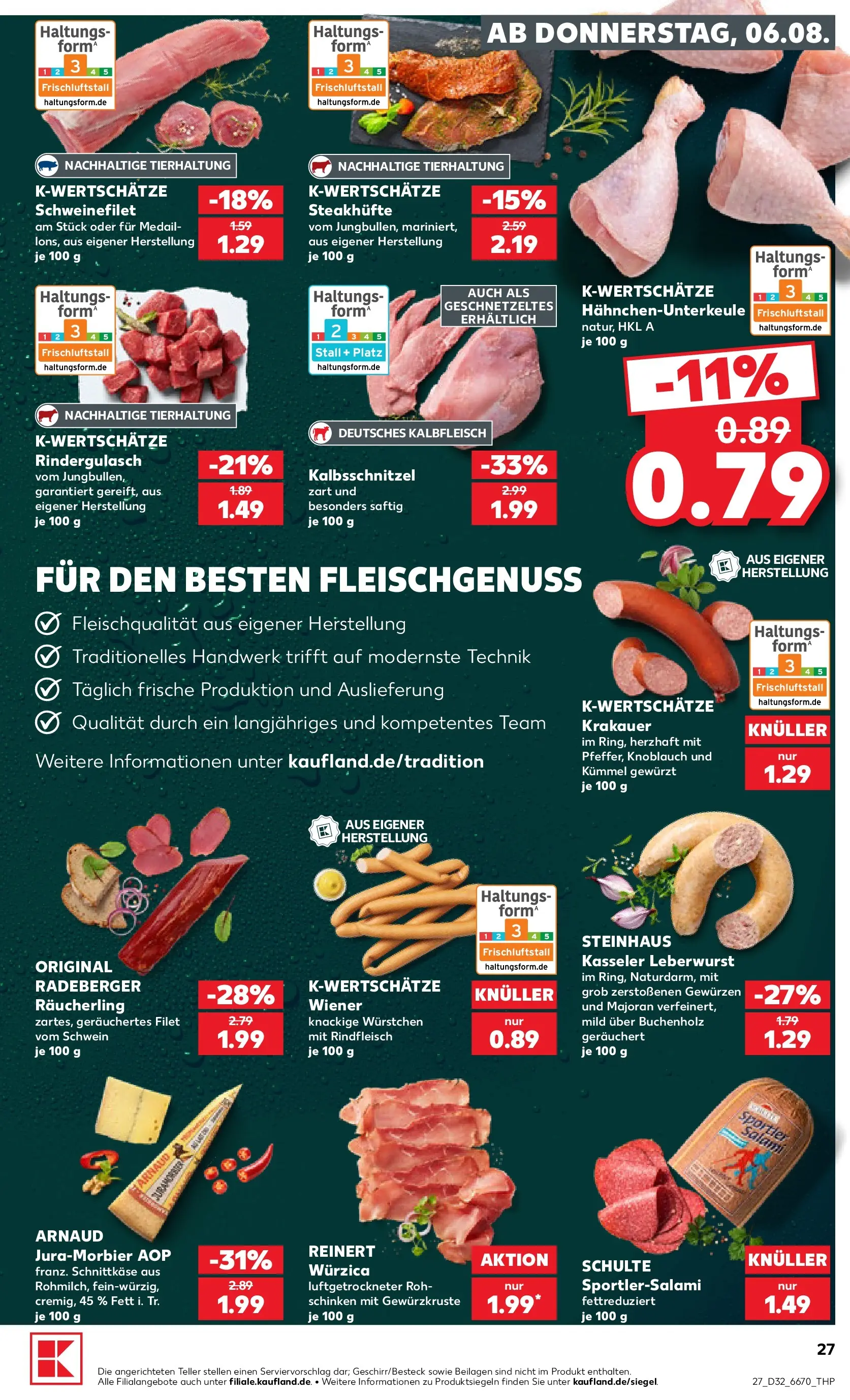 Prospekt Kaufland ab 03.08.2026 ยป Angebote und Werbung Online | Seite: 36 | Produkte: Rindergulasch, Salami, Schinken, Rindfleisch Prospekt Kaufland ab 03.08.2026 ยป Angebote Online zum Blรคttern | Seite: 36 | Produkte: Rindergulasch, Salami, Schinken, Rindfleisch