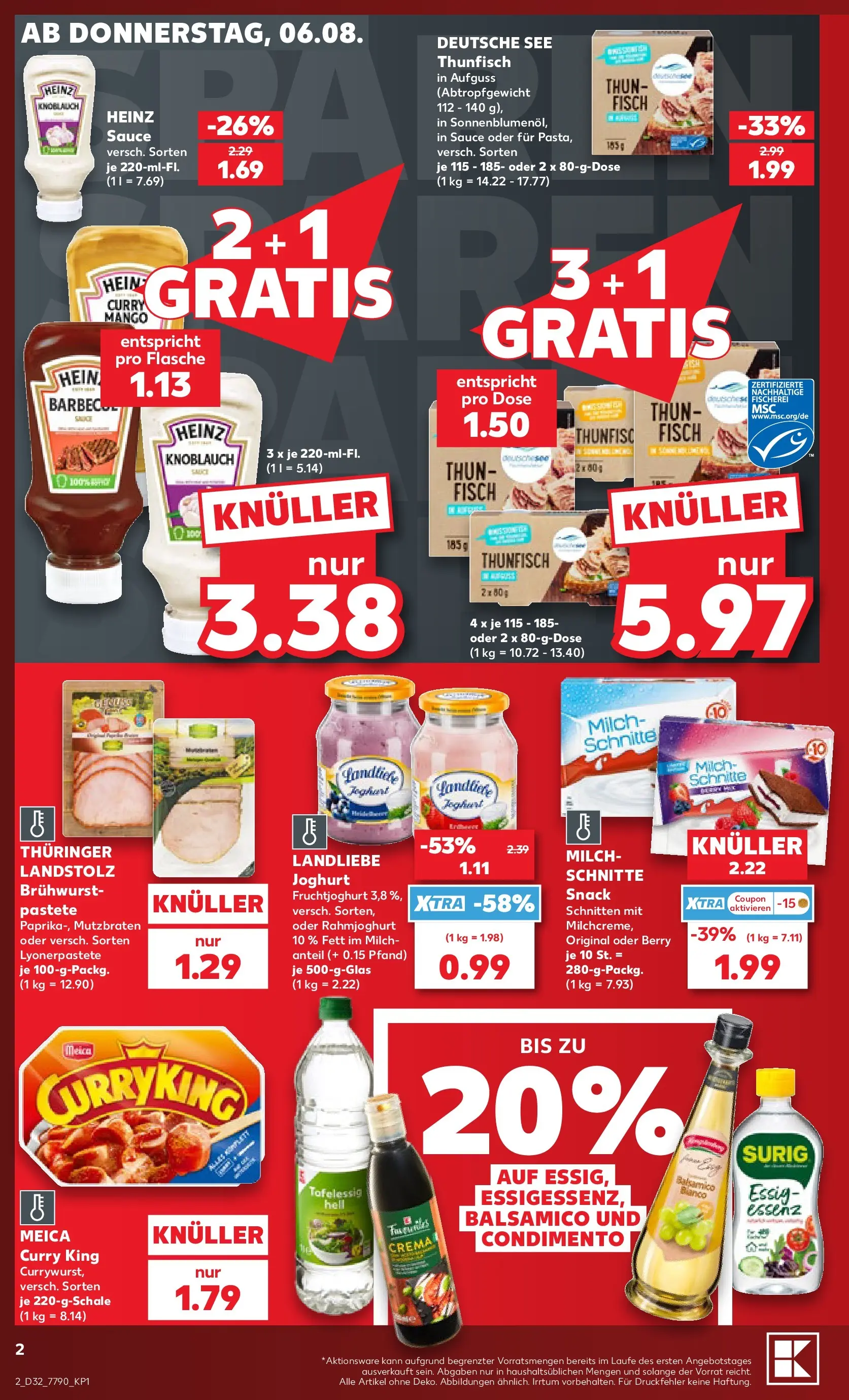 Prospekt Kaufland ab 03.08.2026 ยป Angebote und Werbung Online | Seite: 11 | Produkte: Joghurt, Balsamico, Fruchtjoghurt, Fisch Prospekt Kaufland ab 03.08.2026 ยป Angebote Online zum Blรคttern | Seite: 11 | Produkte: Joghurt, Balsamico, Fruchtjoghurt, Fisch