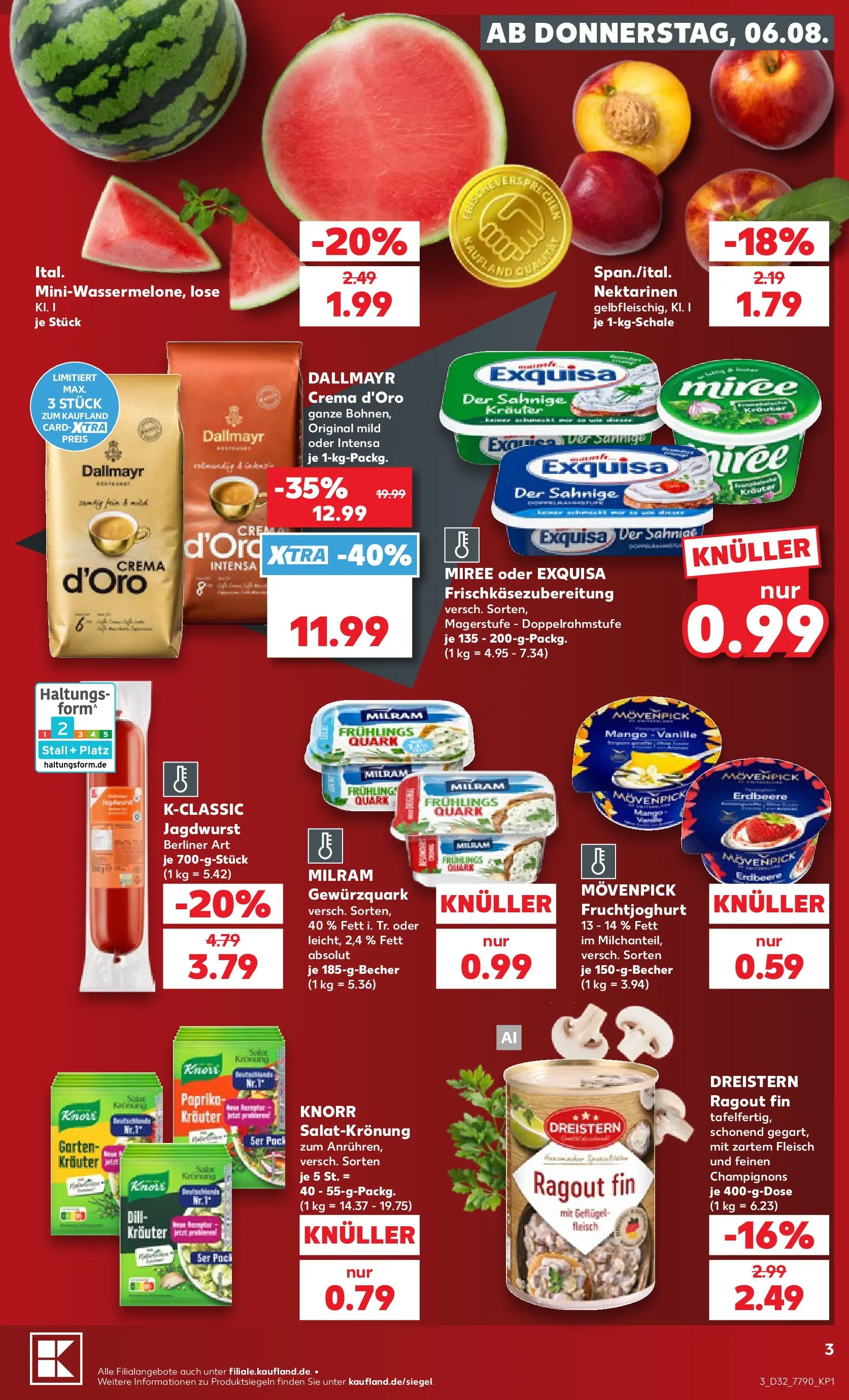 Prospekt Kaufland ab 03.08.2026 ยป Angebote und Werbung Online | Seite: 12 | Produkte: Berliner, Fruchtjoghurt, Champignons, Fleisch Prospekt Kaufland ab 03.08.2026 ยป Angebote Online zum Blรคttern | Seite: 12 | Produkte: Berliner, Fruchtjoghurt, Champignons, Fleisch