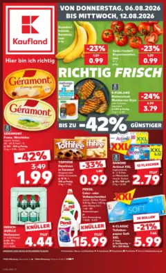 Kaufland Prospekt Offenburg ab 06.08.2026 gültig Kaufland Prospekt Offenburg ab 06.08.2026 gültig