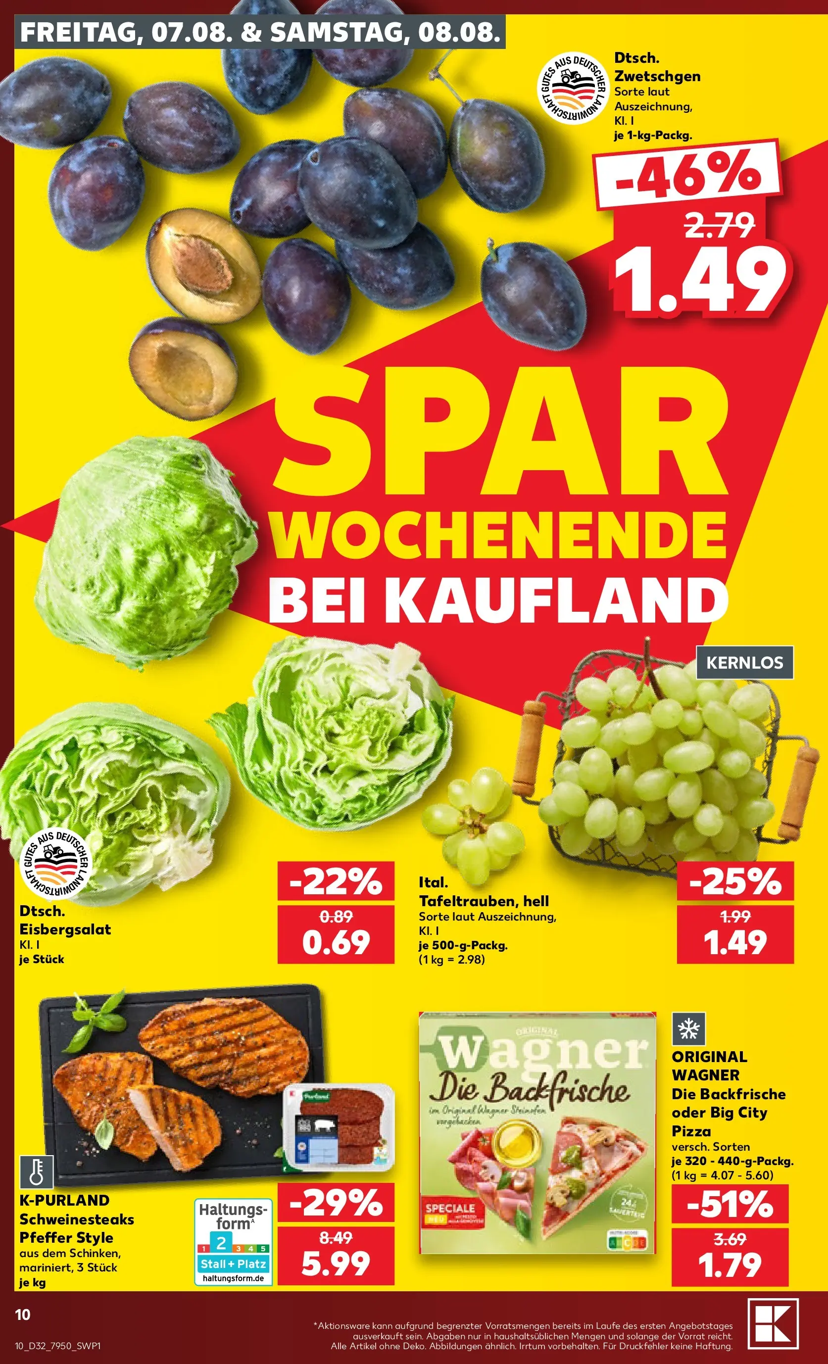 Prospekt Kaufland ab 03.08.2026 ยป Angebote und Werbung Online | Seite: 19 | Produkte: Zwetschgen, Eisbergsalat, Pfeffer, Pizza Prospekt Kaufland ab 03.08.2026 ยป Angebote Online zum Blรคttern | Seite: 19 | Produkte: Zwetschgen, Eisbergsalat, Pfeffer, Pizza