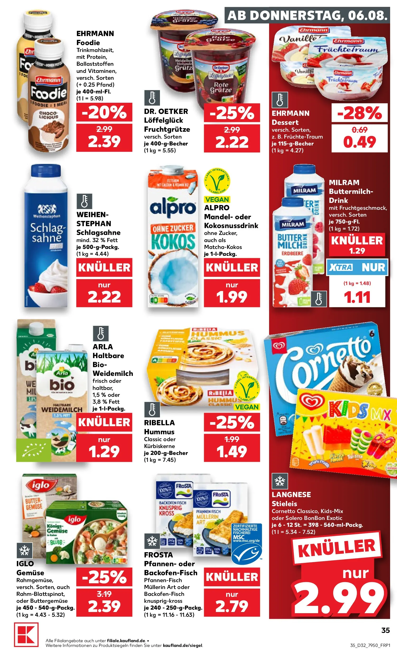 Prospekt Kaufland ab 03.08.2026 ยป Angebote und Werbung Online | Seite: 44 | Produkte: Schlagsahne, Alpro, Milram, Zucker Prospekt Kaufland ab 03.08.2026 ยป Angebote Online zum Blรคttern | Seite: 44 | Produkte: Schlagsahne, Alpro, Milram, Zucker