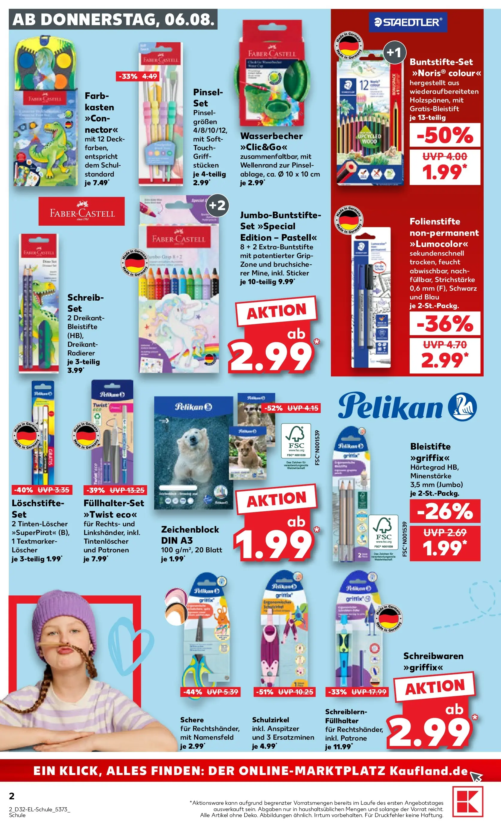 Prospekt Kaufland ab 06.08.2026 ยป Angebote und Werbung Online | Seite: 58 | Produkte: Pinsel, Anspitzer Prospekt Kaufland ab 06.08.2026 ยป Angebote Online zum Blรคttern | Seite: 58 | Produkte: Pinsel, Anspitzer