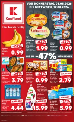 Kaufland Prospekt Bentwisch ab 06.08.2026 gültig Kaufland Prospekt Bentwisch ab 06.08.2026 gültig