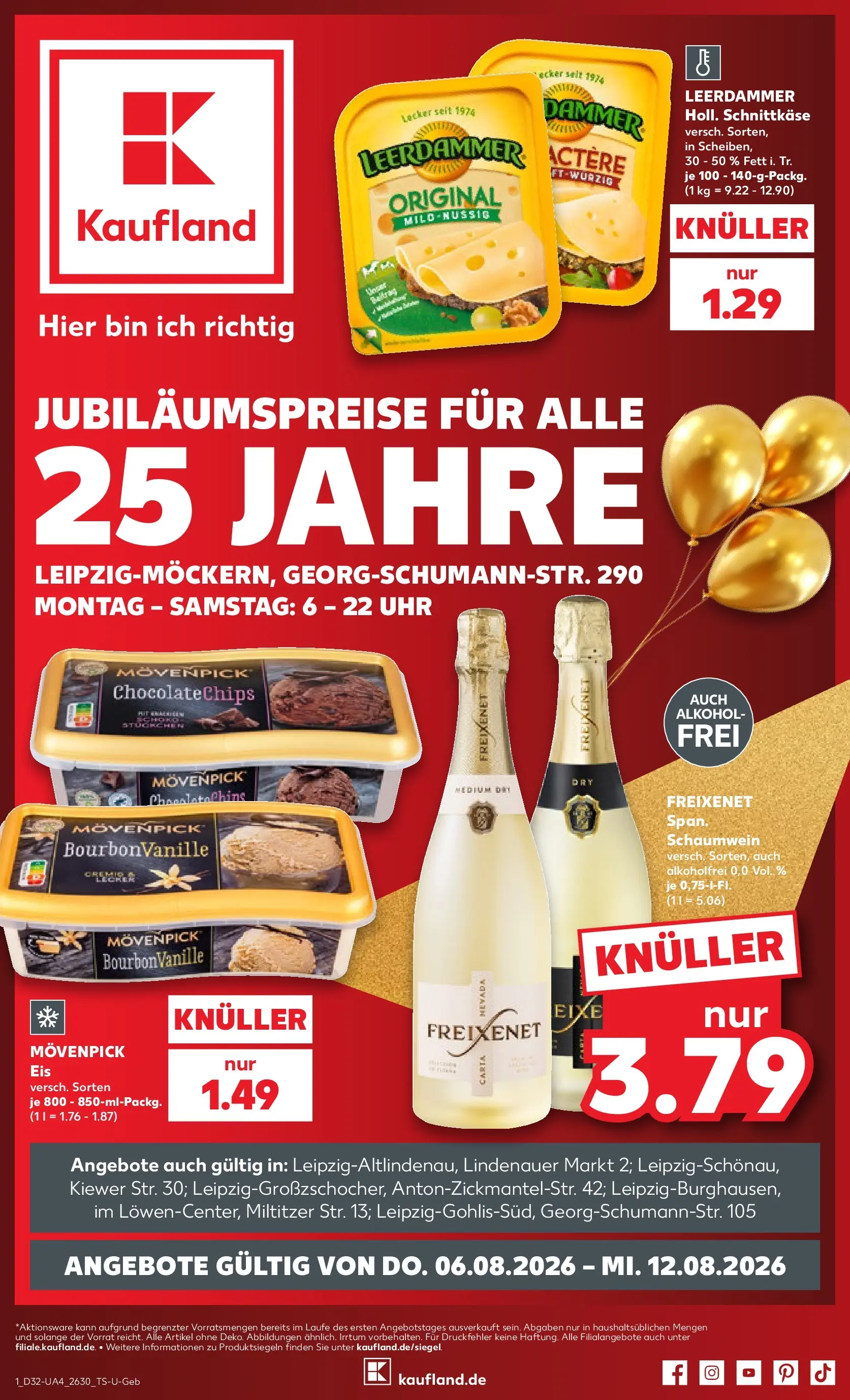 Prospekt Kaufland ab 03.08.2026 ยป Angebote und Werbung Online | Seite: 10 | Produkte: Freixenet, Leerdammer, Uhr Prospekt Kaufland ab 03.08.2026 ยป Angebote Online zum Blรคttern | Seite: 10 | Produkte: Freixenet, Leerdammer, Uhr
