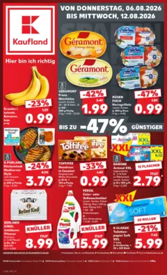 Kaufland Prospekt Finsterwalde ab 06.08.2026 gültig Kaufland Prospekt Finsterwalde ab 06.08.2026 gültig