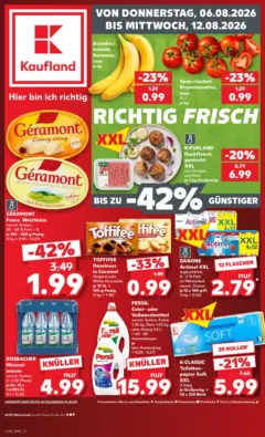 Kaufland Prospekt Weiterstadt ab 06.08.2026 gültig Kaufland Prospekt Weiterstadt ab 06.08.2026 gültig