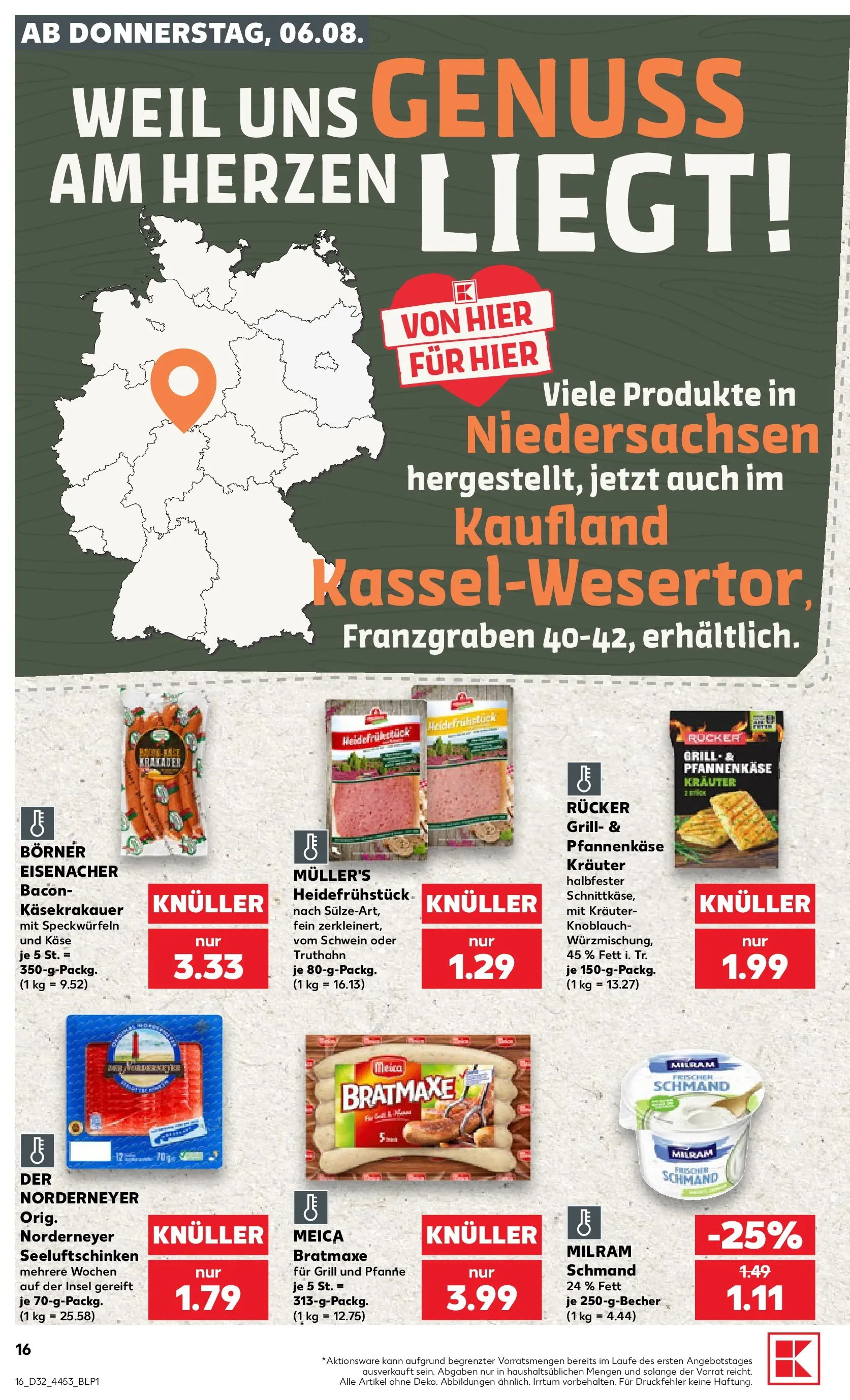 Prospekt Kaufland ab 03.08.2026 ยป Angebote und Werbung Online | Seite: 25 | Produkte: Grill, Meica, Milram, Knoblauch Prospekt Kaufland ab 03.08.2026 ยป Angebote Online zum Blรคttern | Seite: 25 | Produkte: Grill, Meica, Milram, Knoblauch