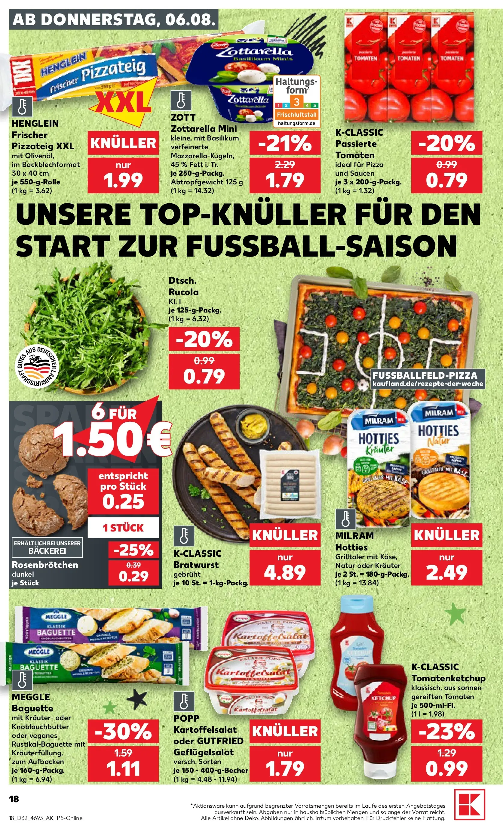 Prospekt Kaufland ab 03.08.2026 ยป Angebote und Werbung Online | Seite: 27 | Produkte: Bratwurst, Baguette, Tomaten, Milram Prospekt Kaufland ab 03.08.2026 ยป Angebote Online zum Blรคttern | Seite: 27 | Produkte: Bratwurst, Baguette, Tomaten, Milram
