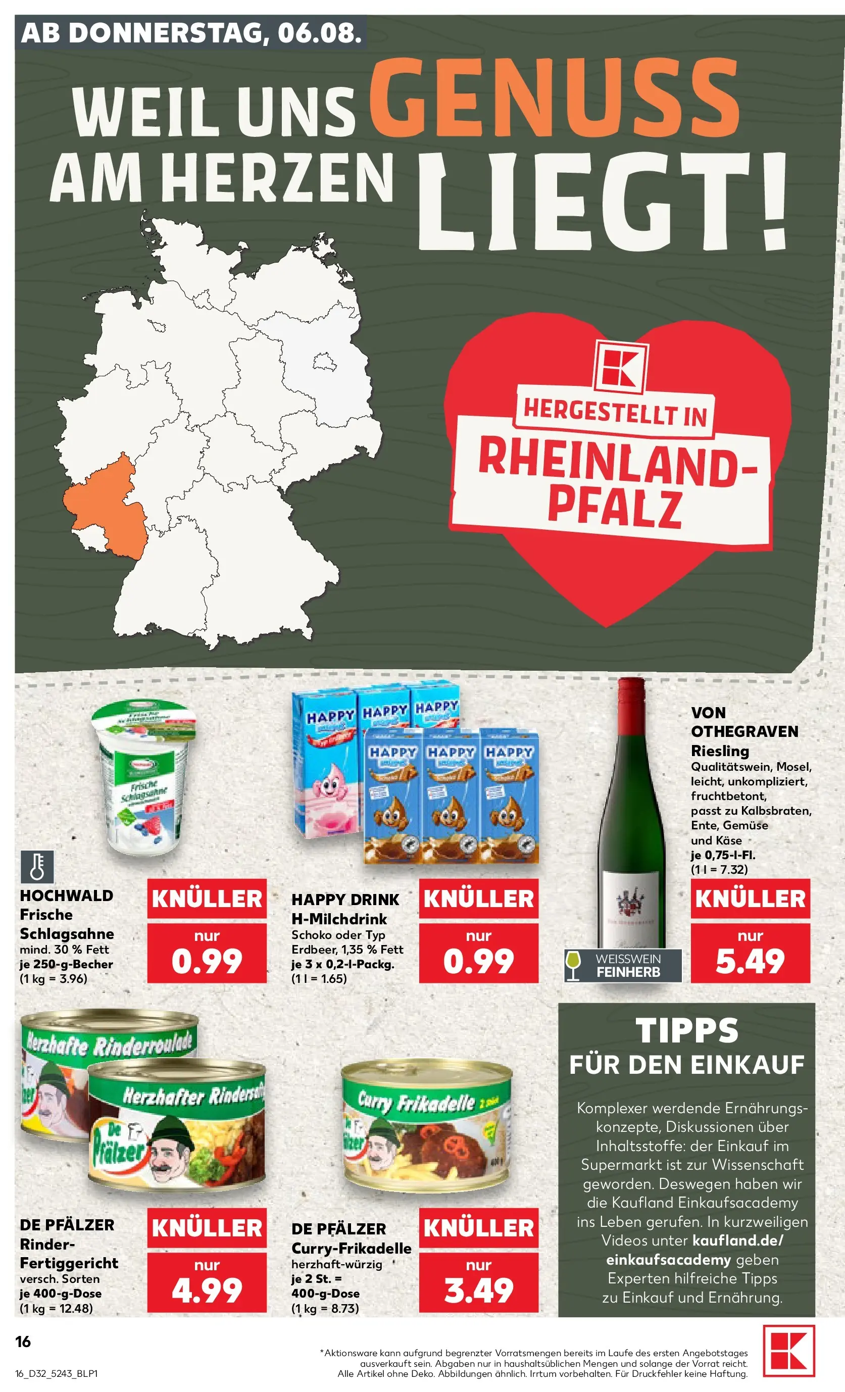 Prospekt Kaufland ab 03.08.2026 ยป Angebote und Werbung Online | Seite: 25 | Produkte: Schlagsahne, Kรคse, Weiรwein, Gemรผse Prospekt Kaufland ab 03.08.2026 ยป Angebote Online zum Blรคttern | Seite: 25 | Produkte: Schlagsahne, Kรคse, Weiรwein, Gemรผse