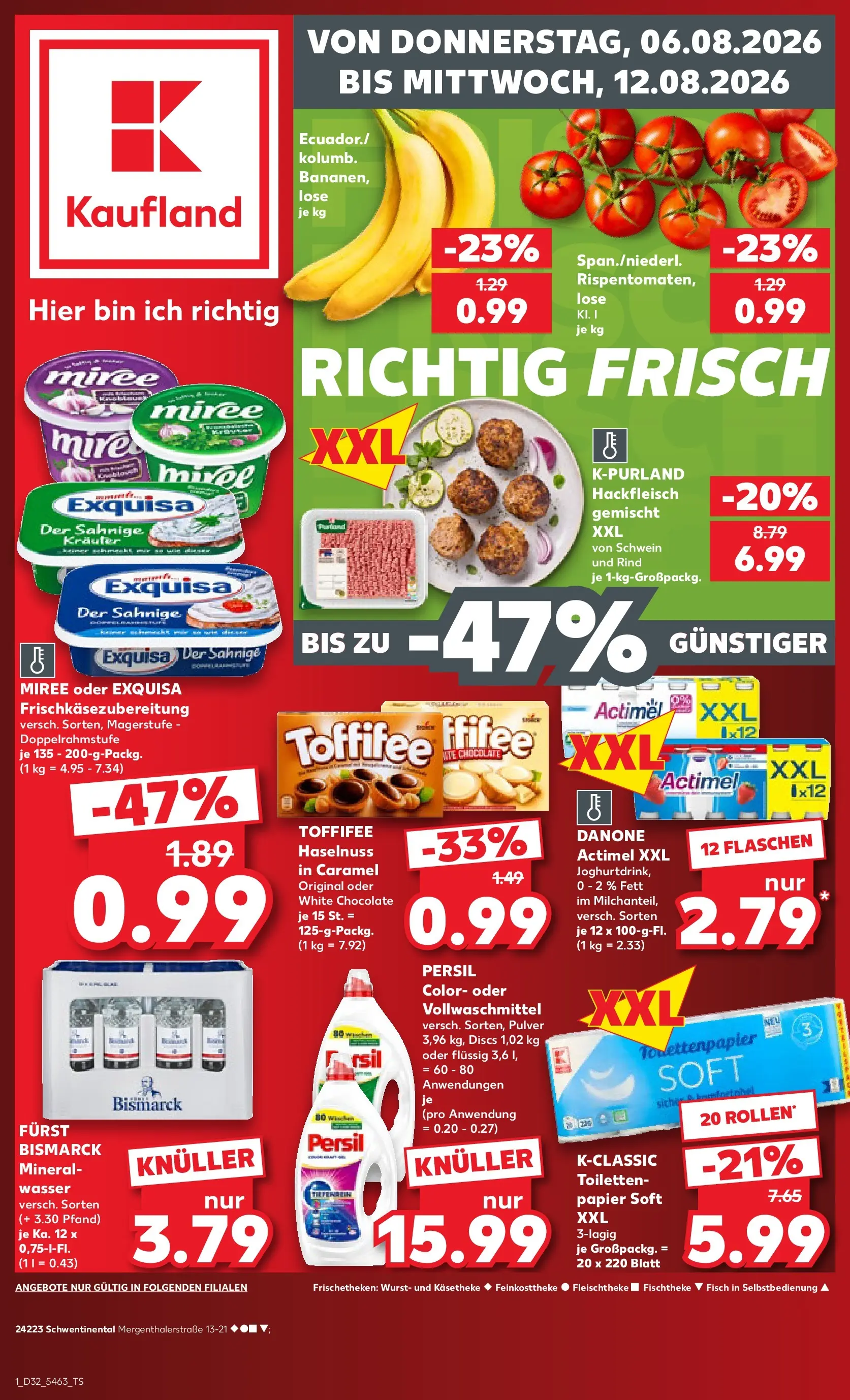 Prospekt Kaufland ab 03.08.2026 ยป Angebote und Werbung Online | Seite: 10 | Produkte: Exquisa, Fisch, Wasser, Persil Prospekt Kaufland ab 03.08.2026 ยป Angebote Online zum Blรคttern | Seite: 10 | Produkte: Exquisa, Fisch, Wasser, Persil